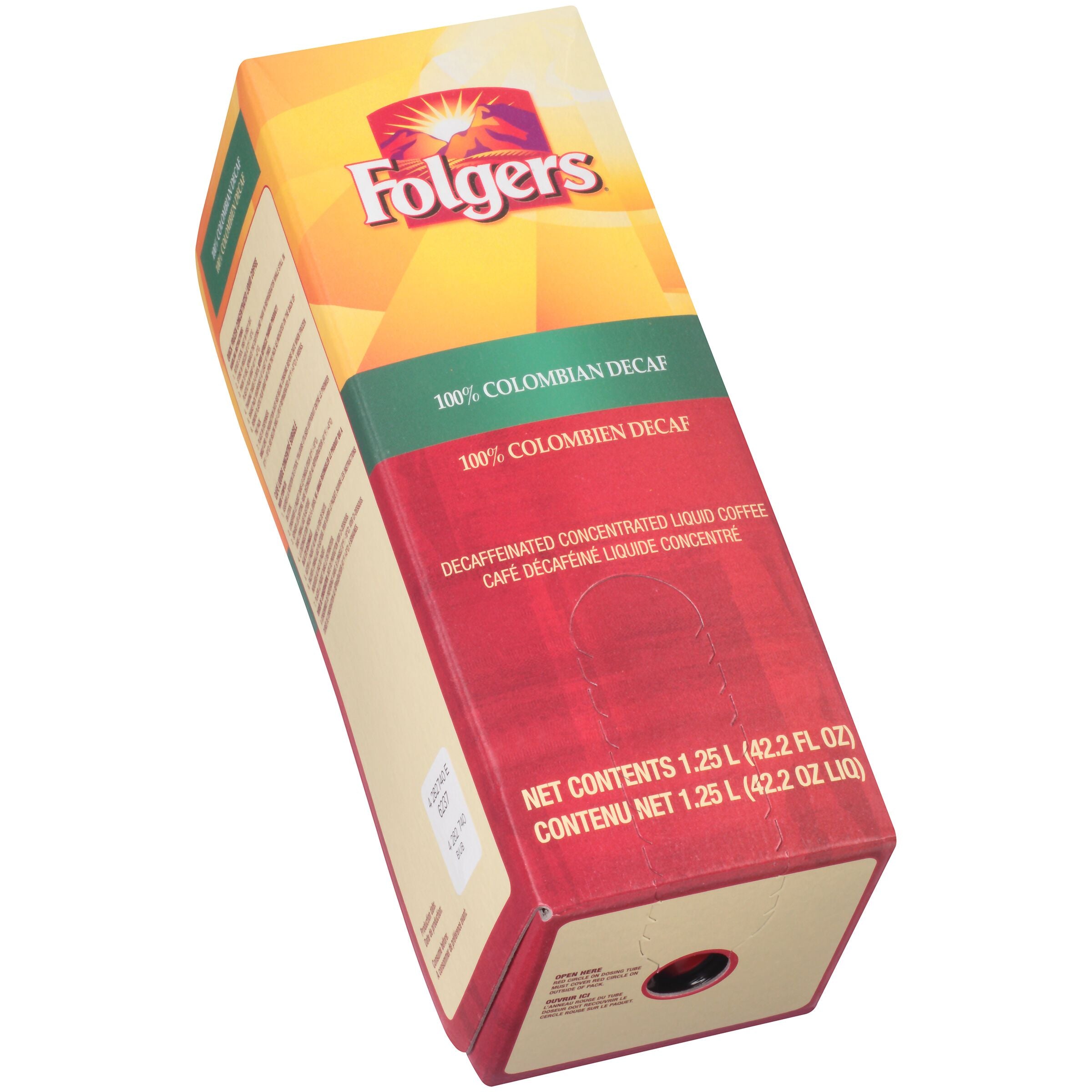 Folgers Decaffeinated Colombian 1.25 Liter - 2 Per Case.