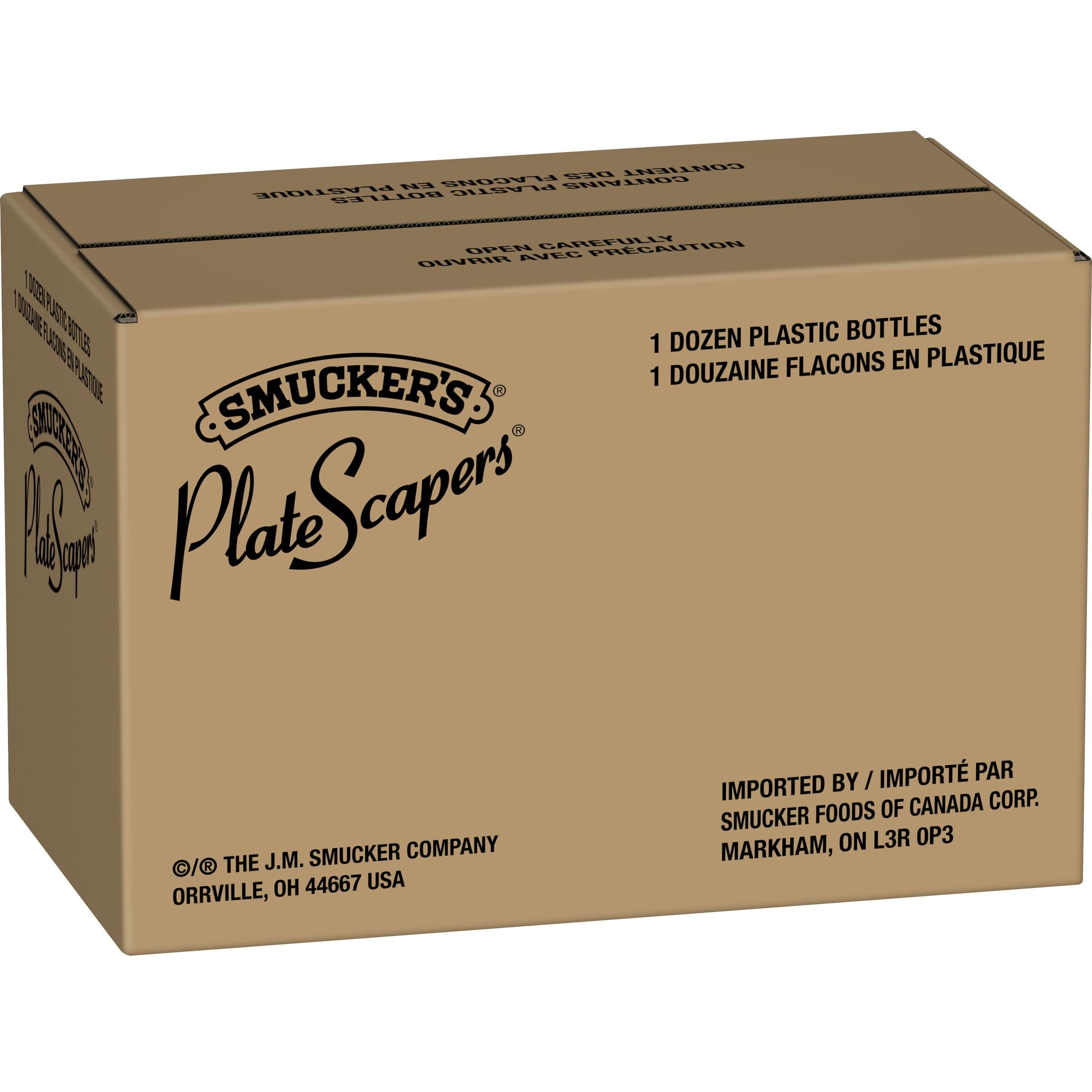 Smucker Raspberry Platescapers 19.25 Ounce Size - 12 Per Case.