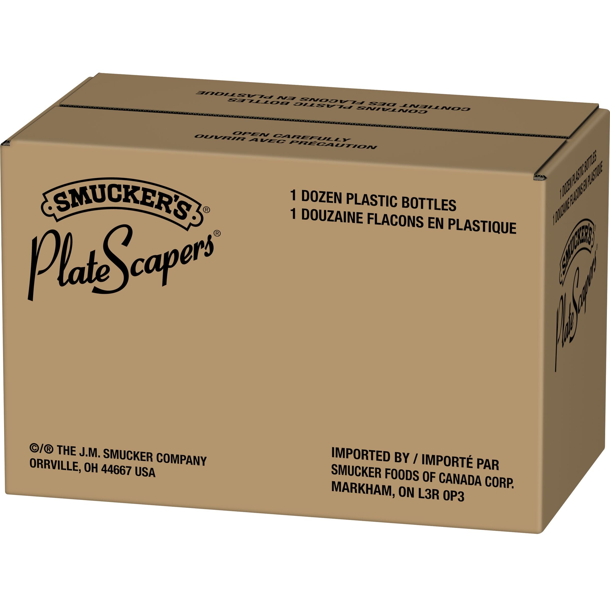 Smucker Vanilla Platescapers 19.5 Ounce Size - 12 Per Case.