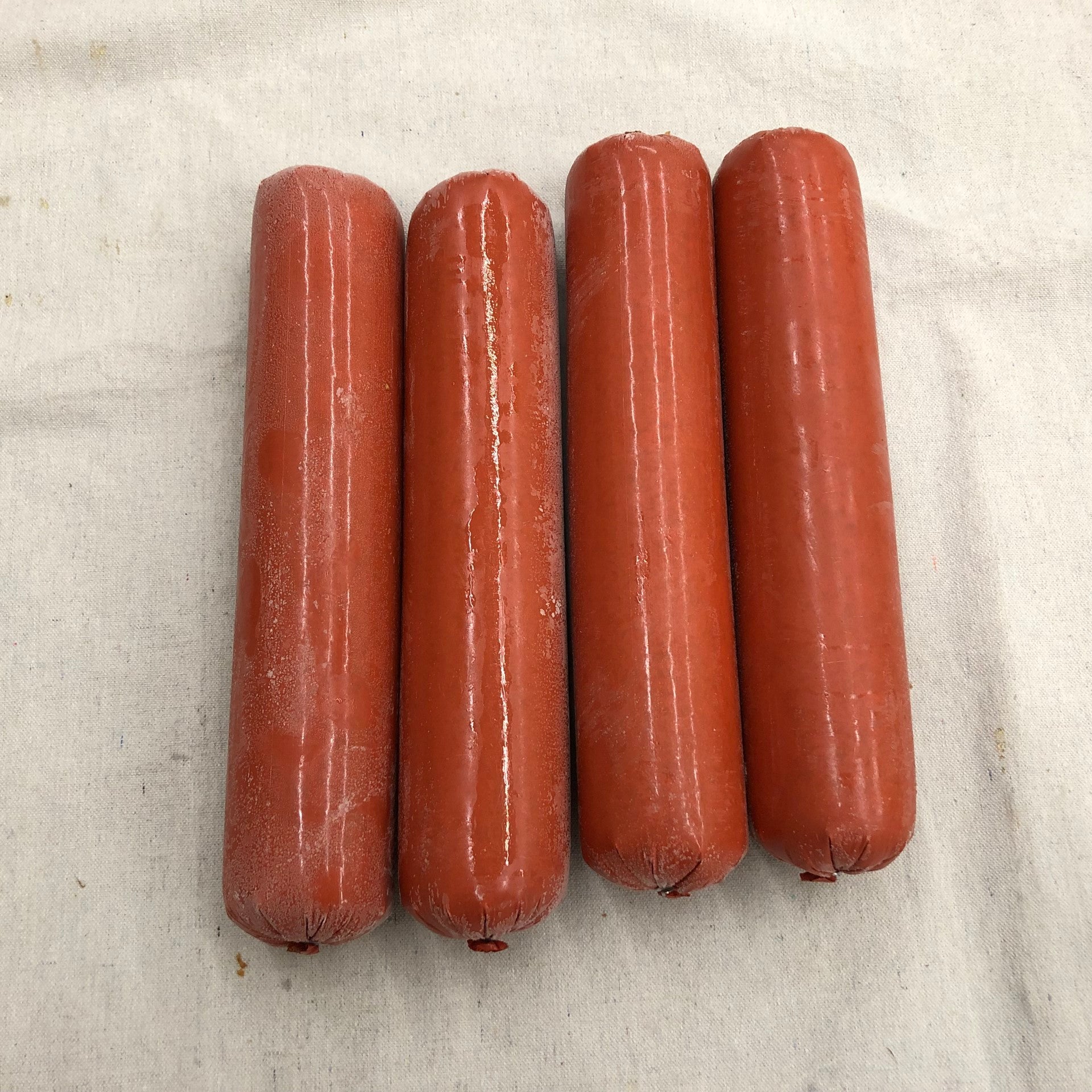 Uncut Plant Based Burger Bulk Ground Uncooked 2.5 Pound Each - 4 Per Case.