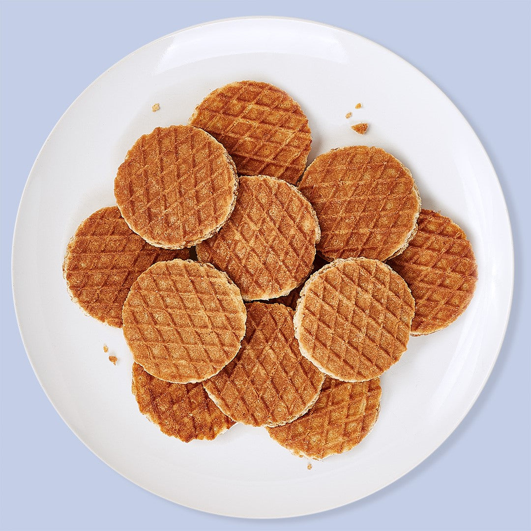 Rip Van Wafels Low Sugar Snickerdoodle Gravity Box 0.28 Ounce Size - 128 Per Case.