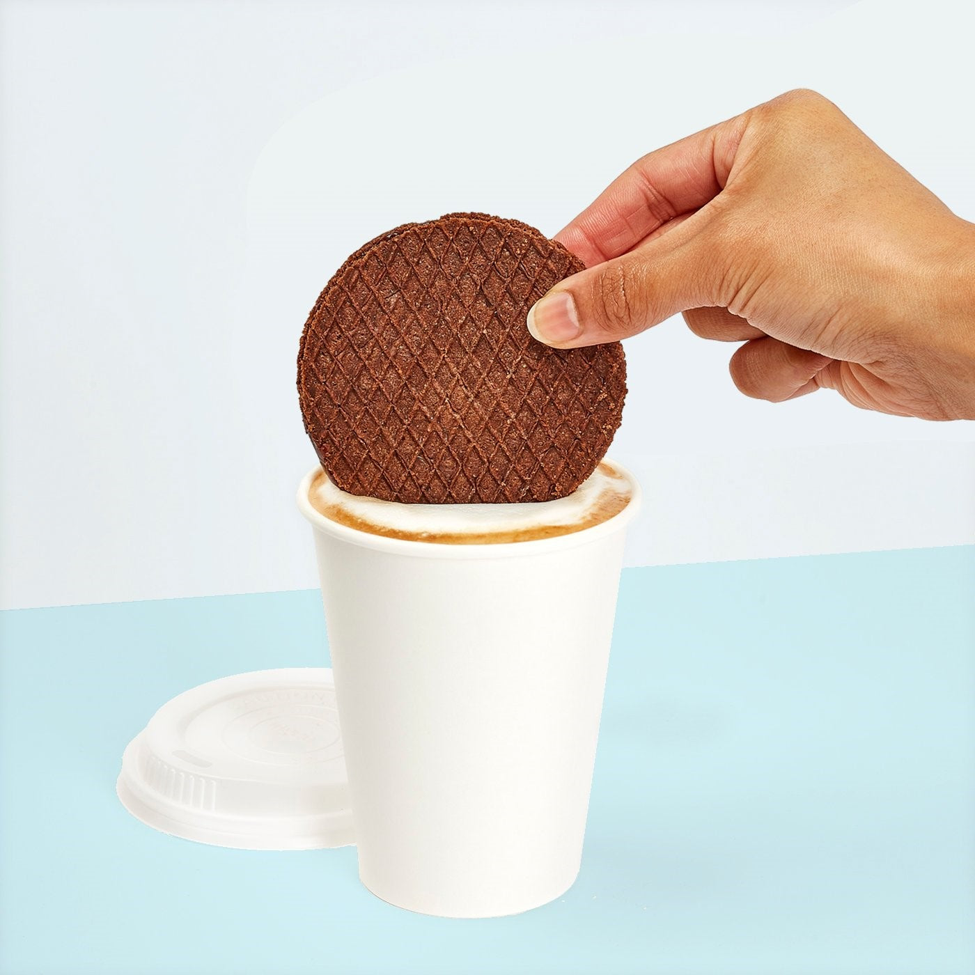 Rip Van Wafels Low Sugar Chocolate Brownie Singles 1.16 Ounce Size - 48 Per Case.