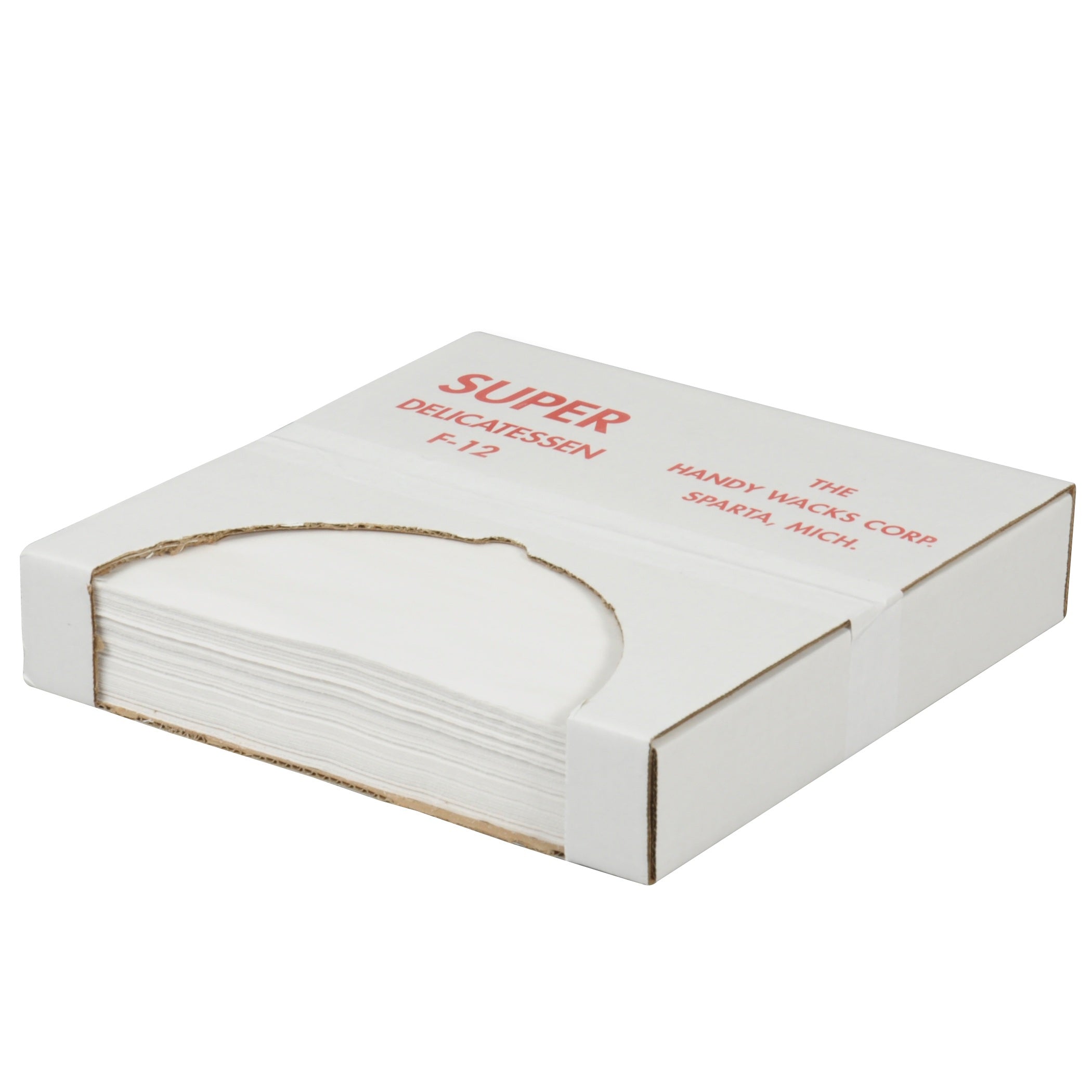 Handy Wacks 12 Inch X 12 Inch X 2.5 Inch Flat Deli Paper 6 - 1000 Cnt