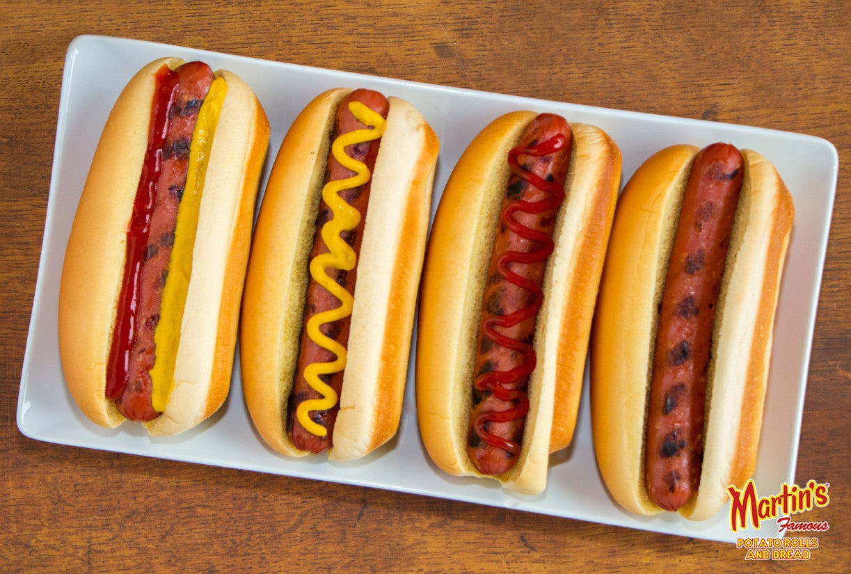 Martins Long Potato Roll 8 Each - 8 Per Case.