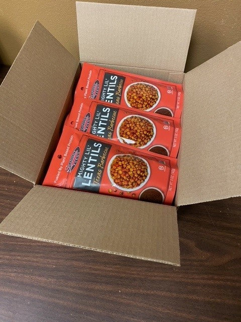 Mighty Lil' Lentils Barbeque 0.313 Pound Each - 12 Per Case.