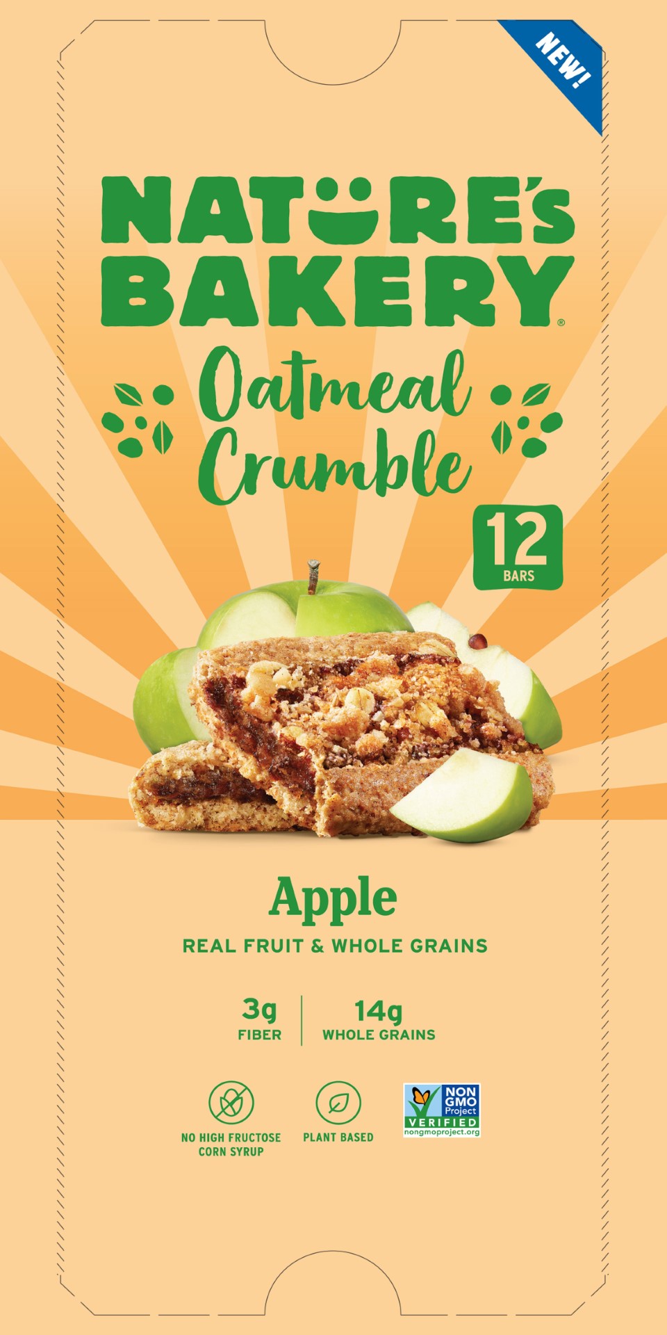 Oatmeal Crumble Apple Master 1.41 Ounce Size - 84 Per Case.