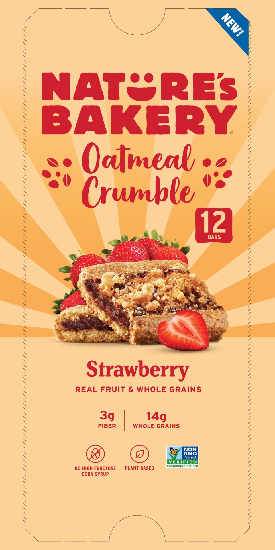 Oatmeal Crumble Strawberry Master 1.41 Ounce Size - 84 Per Case.