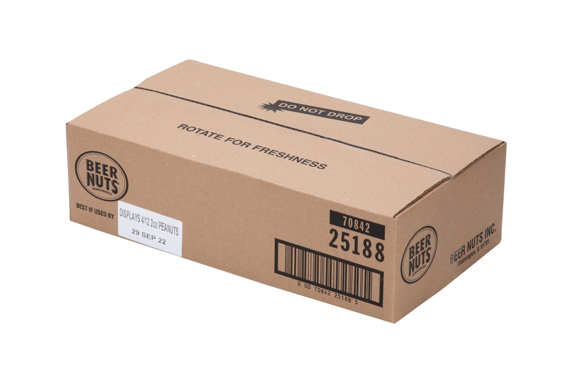 Beer Nuts Original Peanut 2 Ounce Size - 48 Per Case.