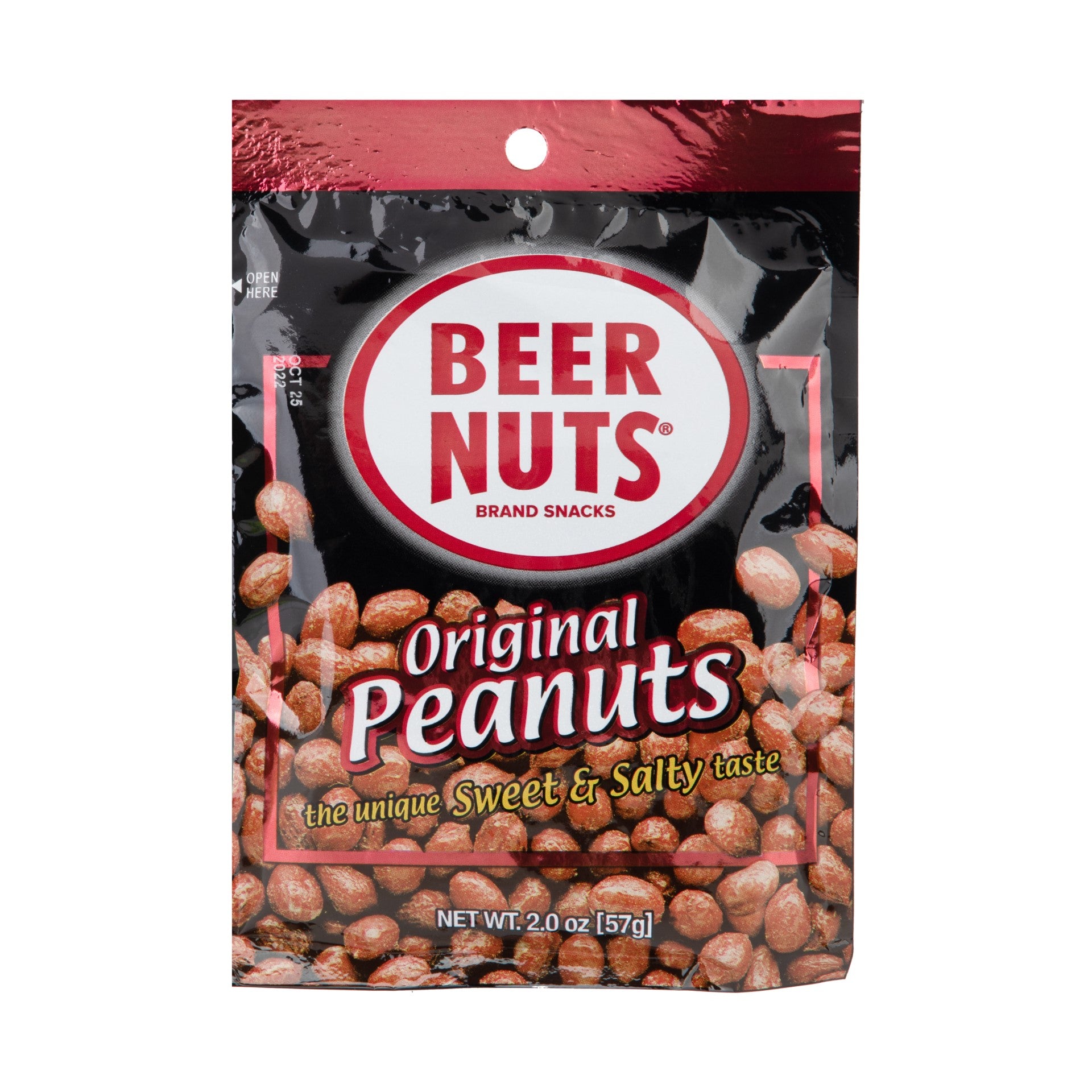 Beer Nuts Original Peanut 2 Ounce Size - 48 Per Case.