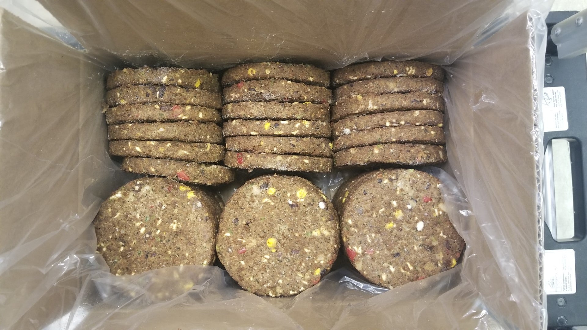 Black Bean Quinoa Veggie Burgers Vegan 4 Ounce Size - 1 Per Case.
