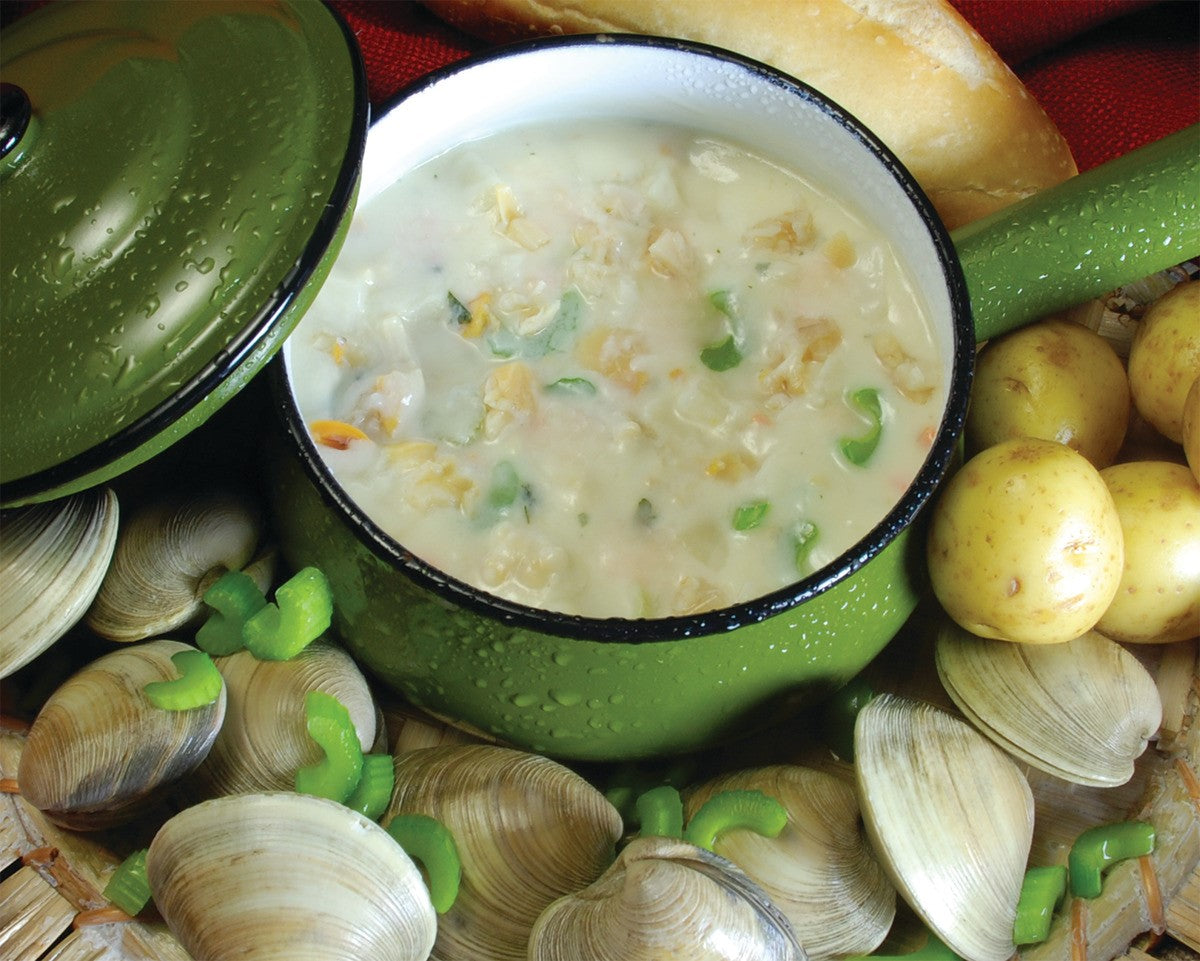 Taste Traditions New England Clam Chowder Product Of USA 8 Pound Each - 2 Per Case.