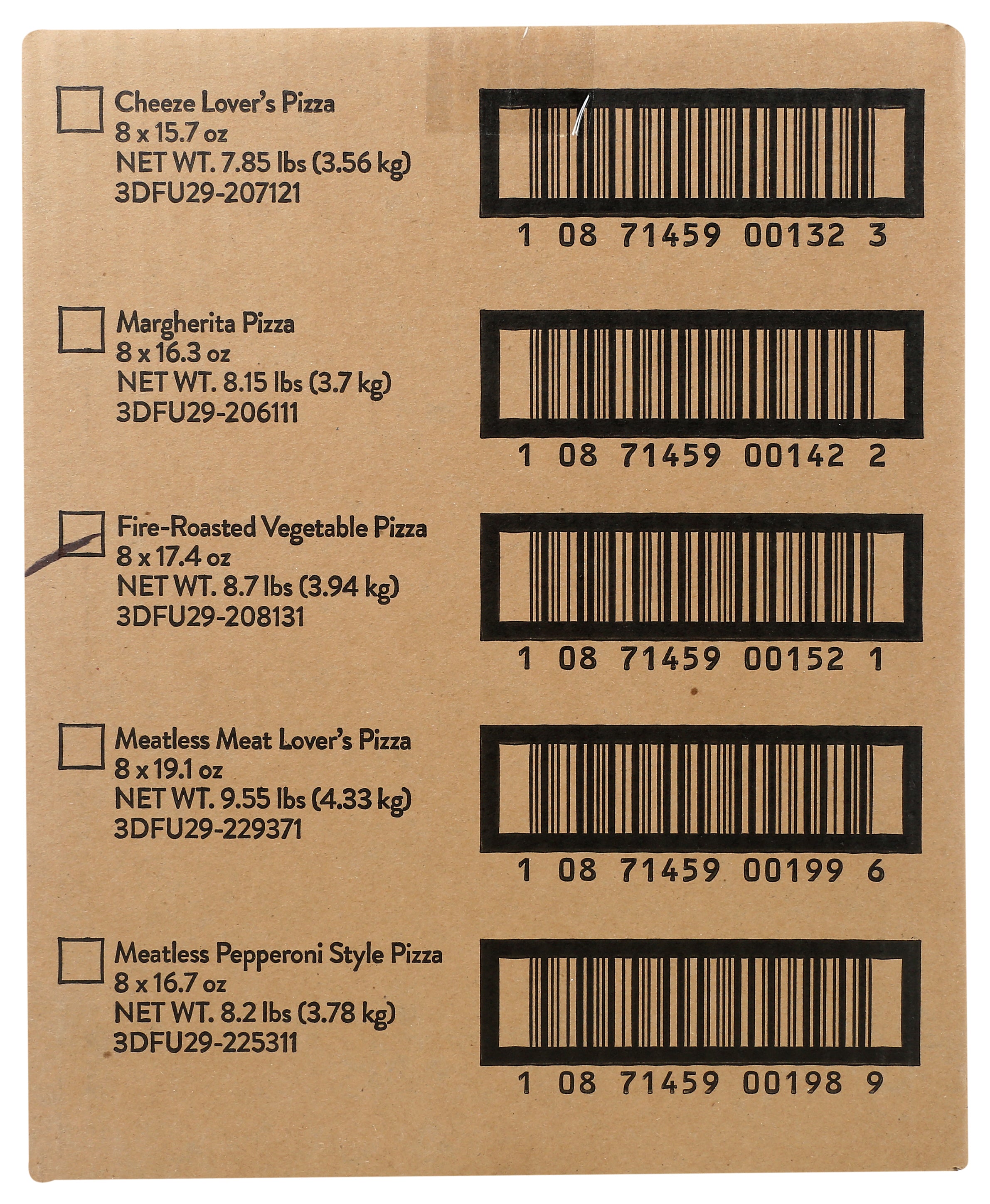 Daiya Fire Roasted Vegetable Pizza, 17.4 Ounces - 8 Per Case
