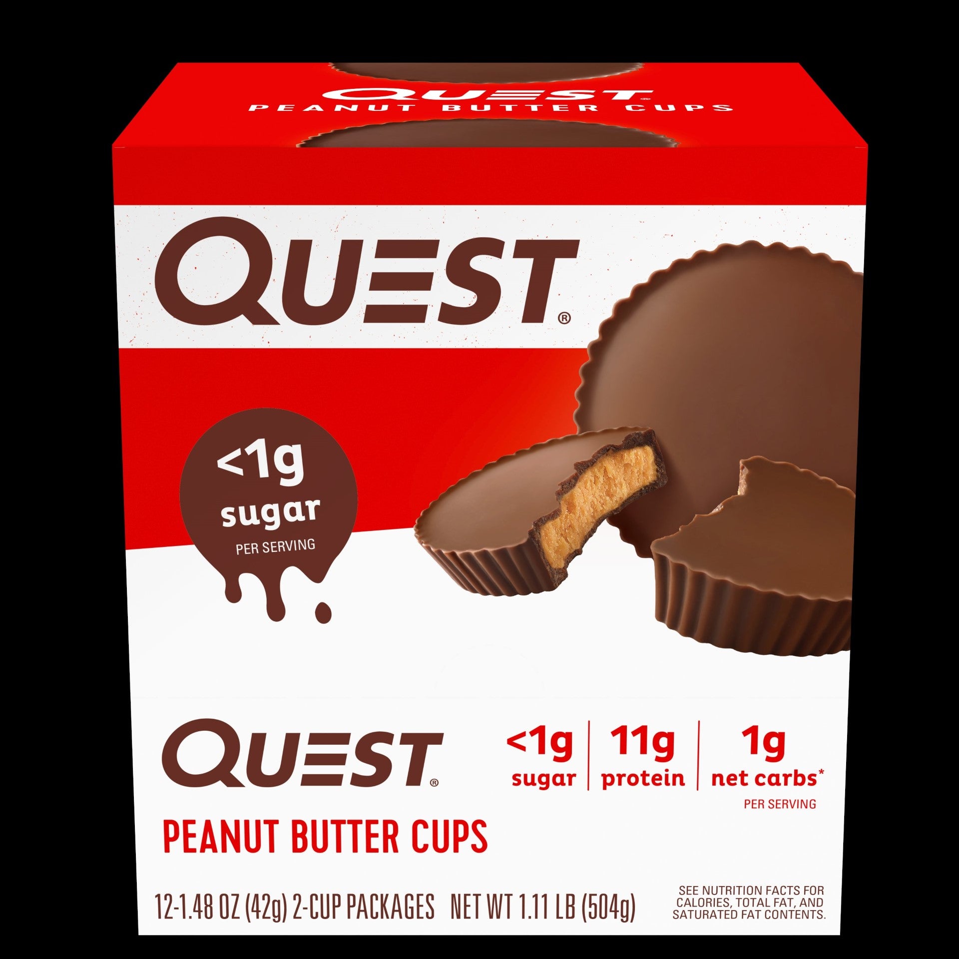Quest Peanut Butter Cups 1.48 Ounce Size - 144 Per Case.