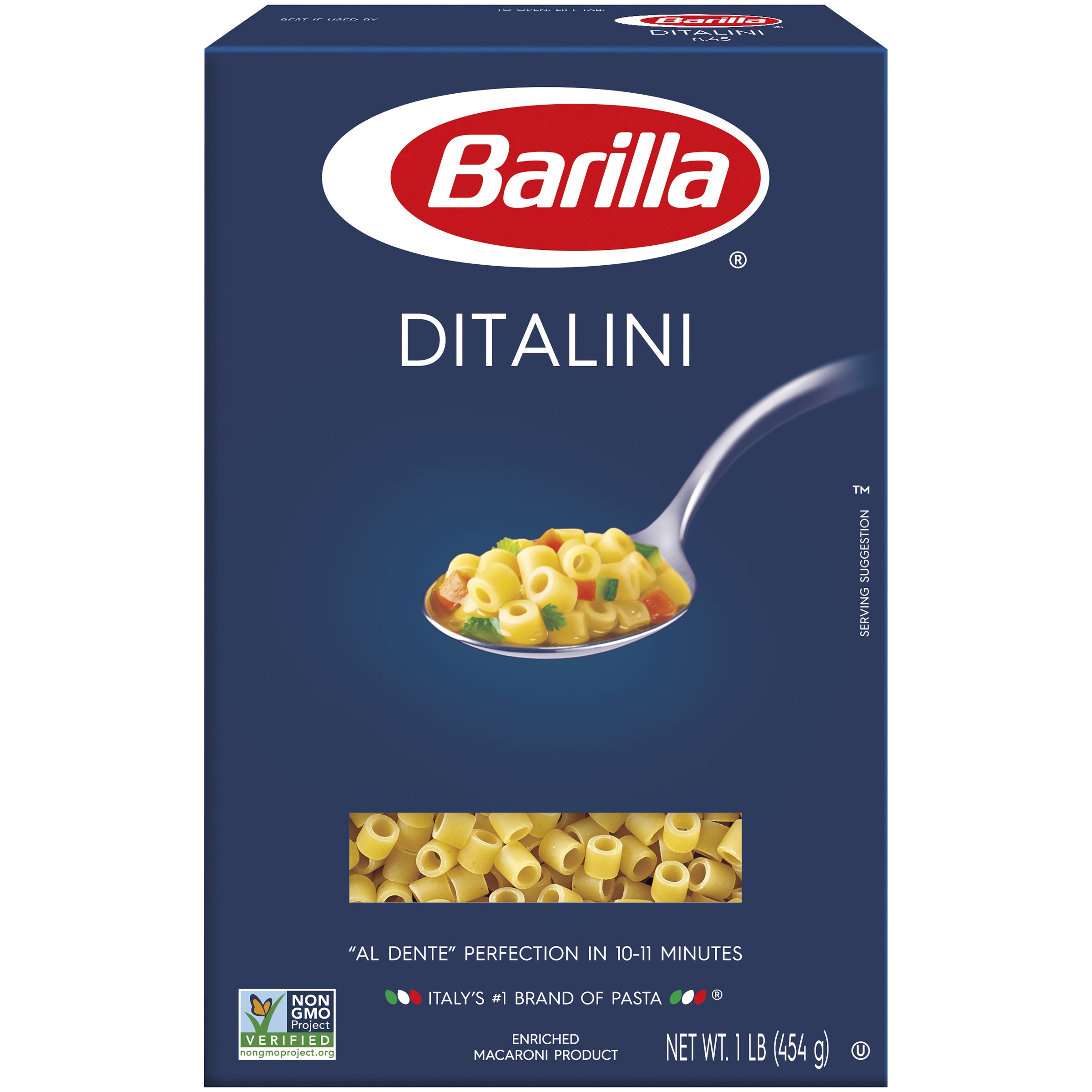 Ditalini Barilla USA 16 Ounce Size - 16 Per Case.