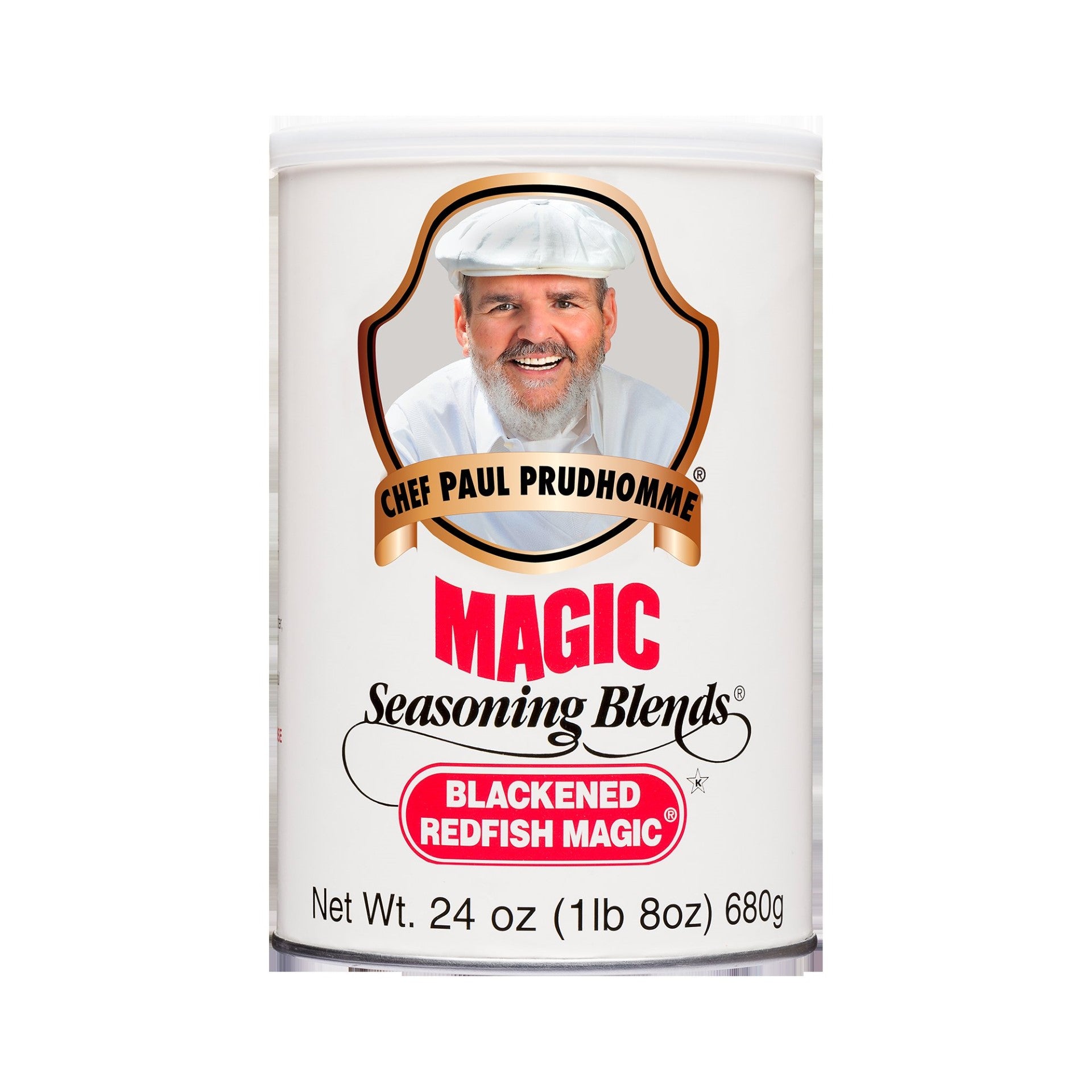 Blackened Redfish Magic Canisters 24 Ounce Size - 4 Per Case.