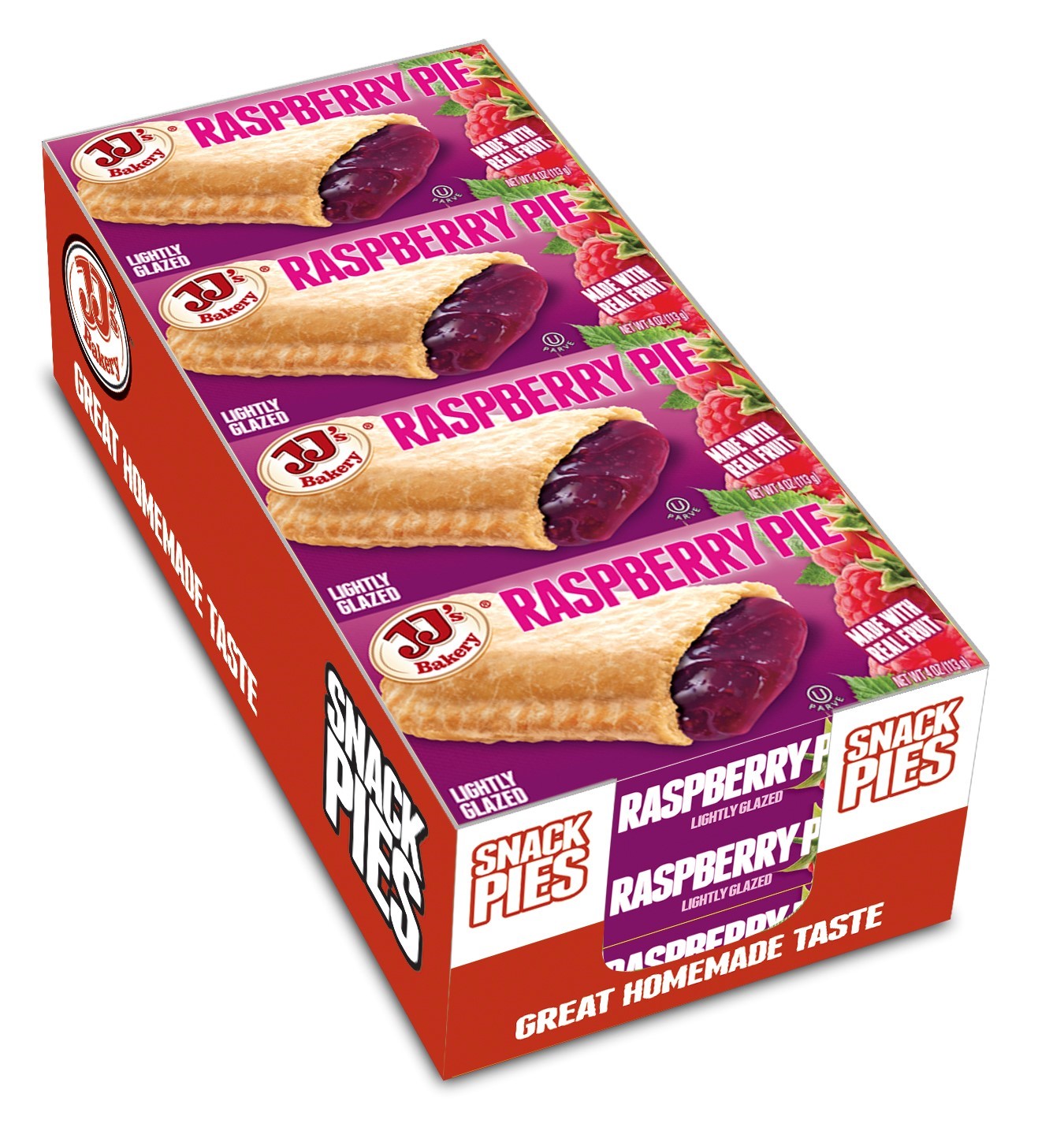 Jj's Bakery Raspberry4 Ounce Size - 48 Per Case.