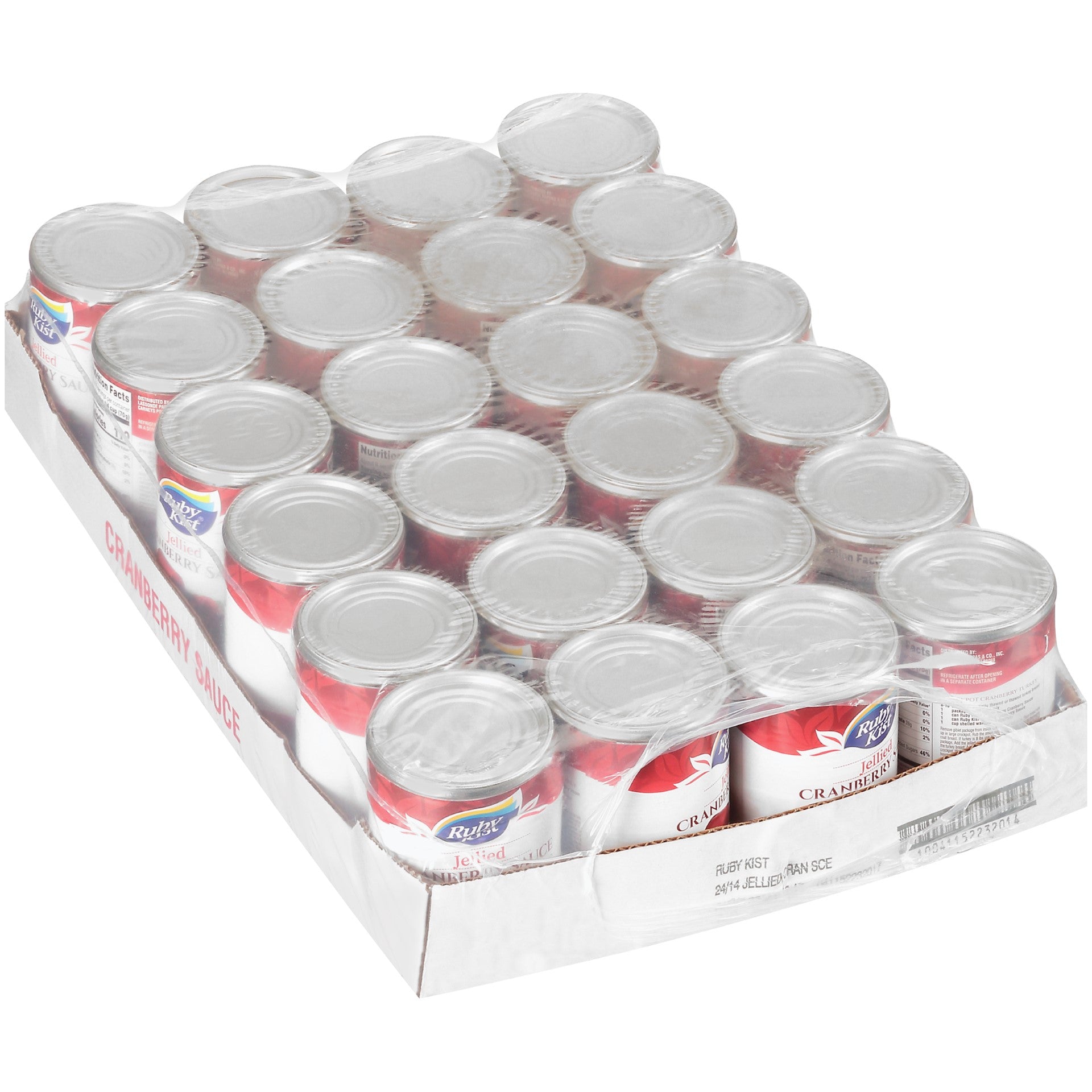 Ruby Kist Jellied Cran Sce 14 Ounce Size - 24 Per Case.