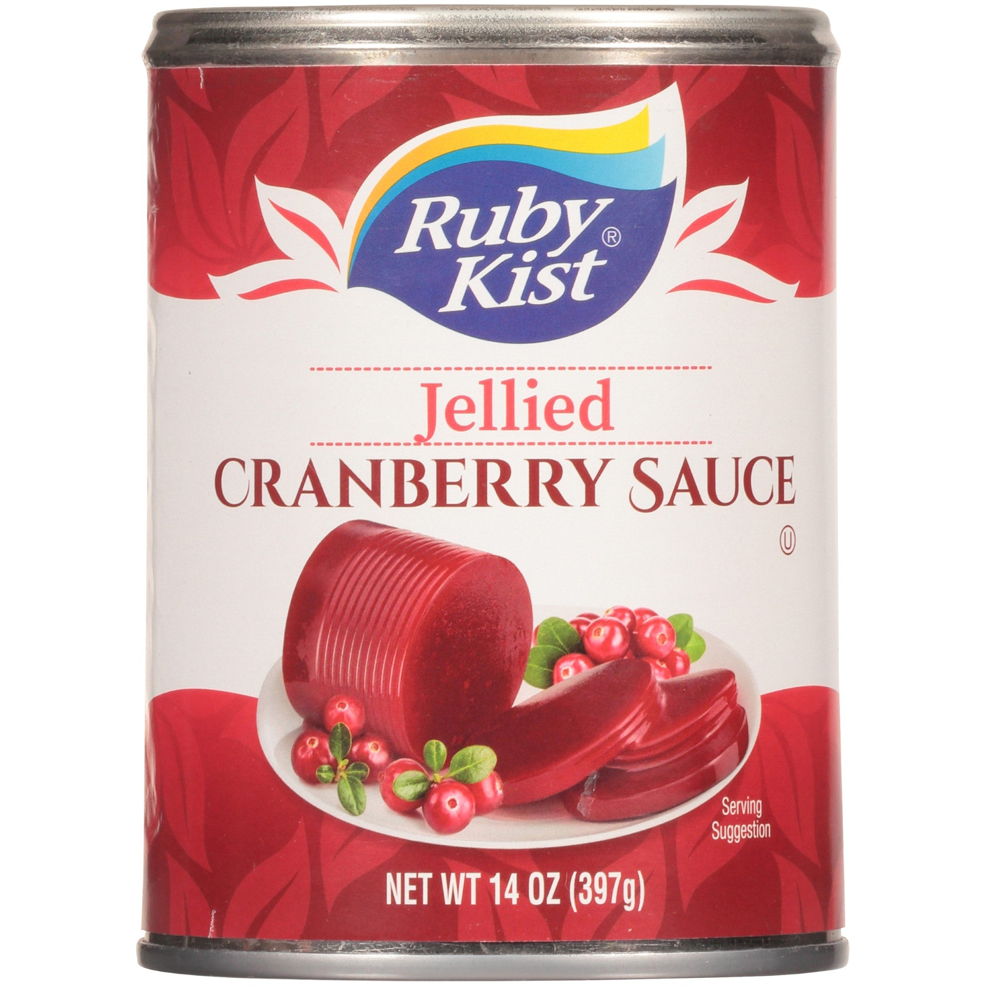 Ruby Kist Jellied Cran Sce 14 Ounce Size - 24 Per Case.