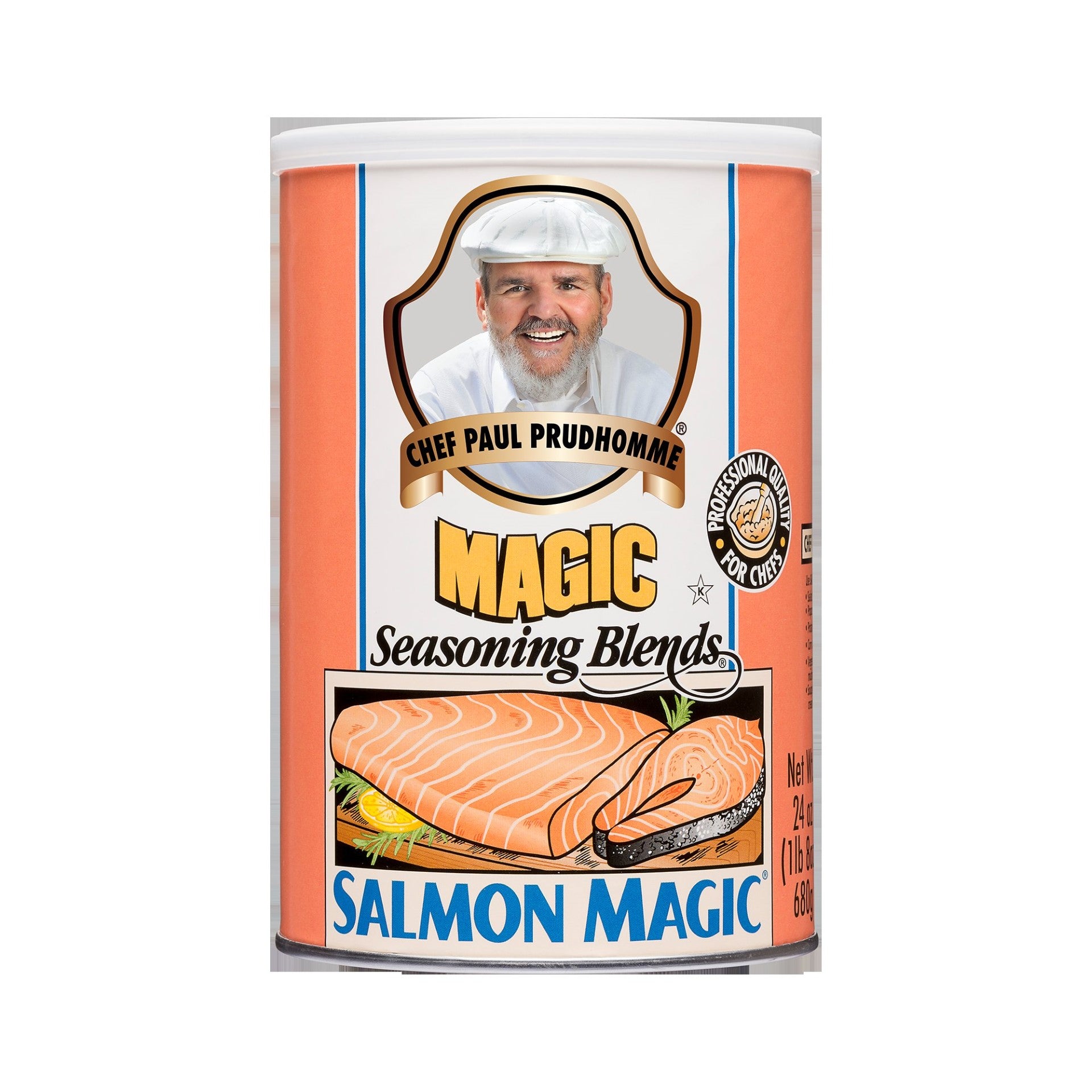 Salmon Magic Canisters 24 Ounce Size - 4 Per Case.