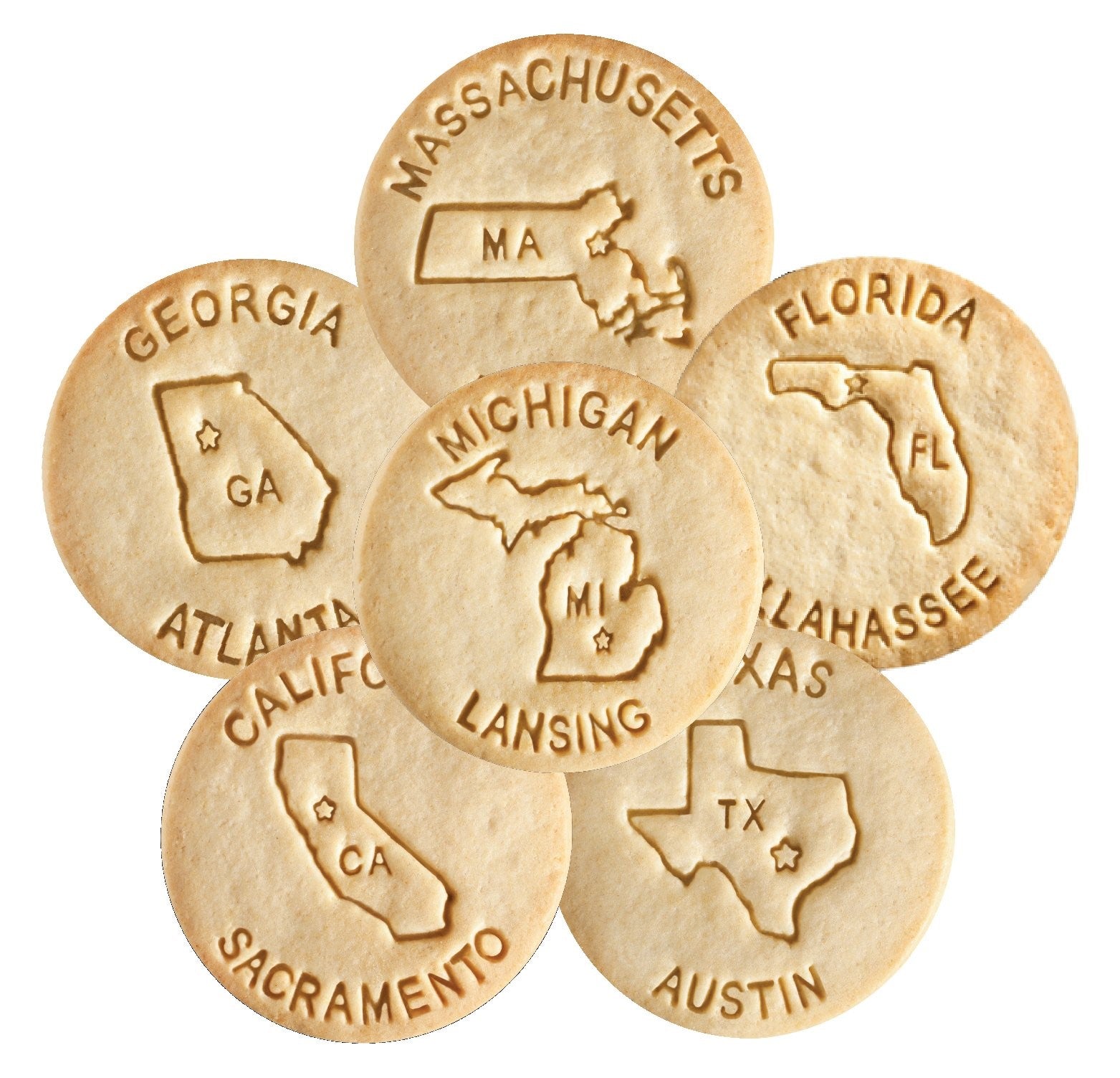 Dick And Jane Educational Snack States & Capitals 1 Ounce Size - 120 Per Case.