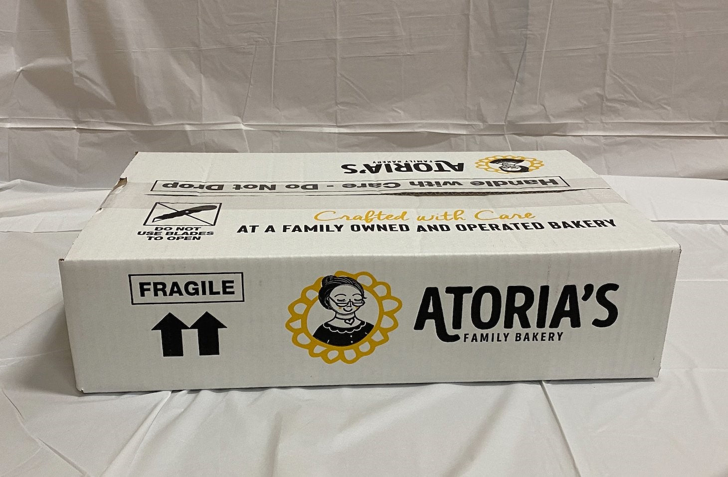 Atoria's Family Traditional Pita Retail 12 Ounce Size - 8 Per Case.