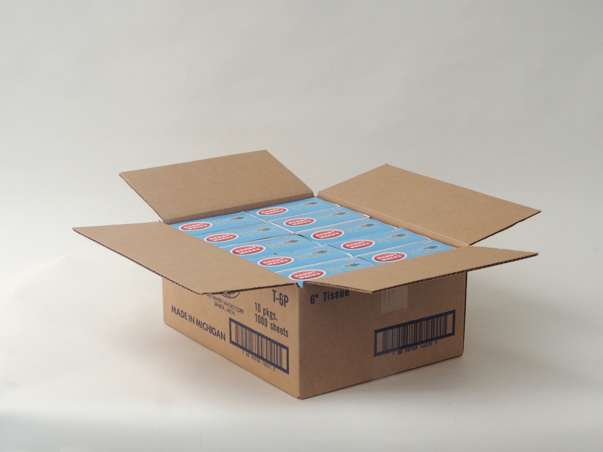 Handy Wacks Wax Interfolded Bakery 1000 Count Packs - 10 Per Case.