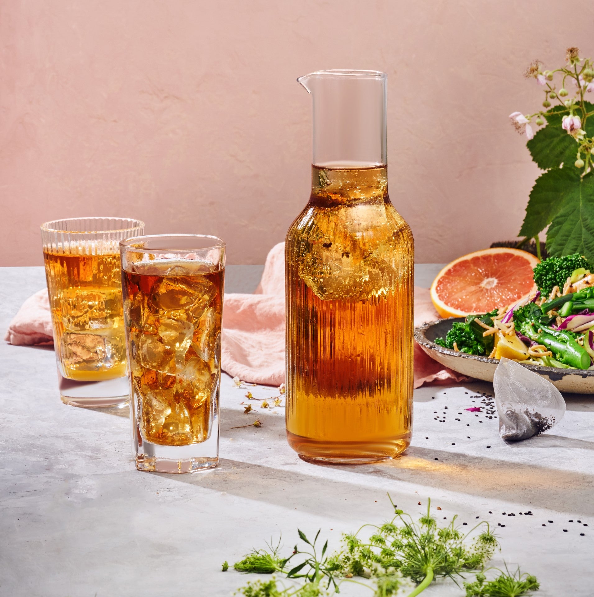 Teatulia Organic Teas Passion Fruit Black Iced Tea 24 Count Packs - 1 Per Case.