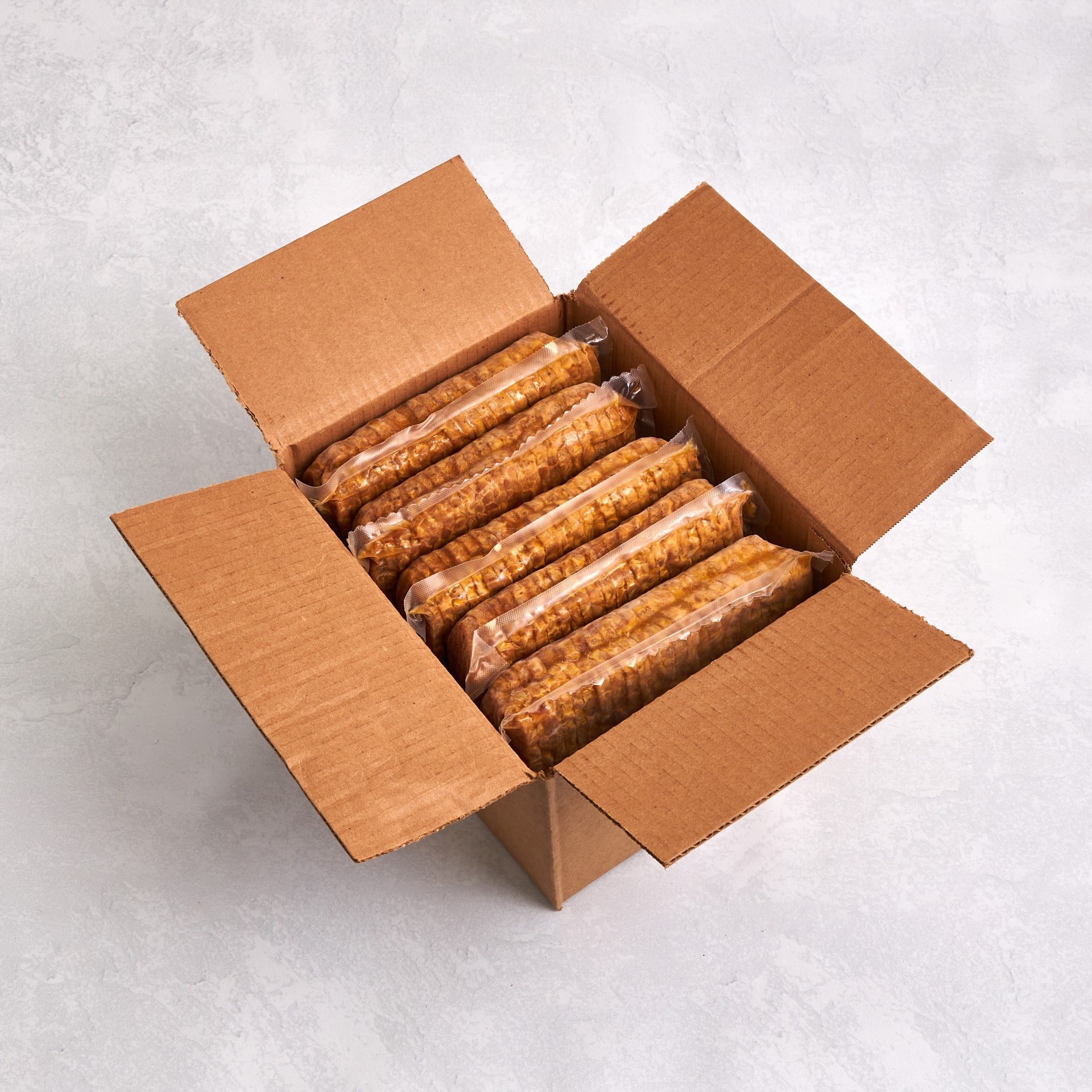 Tofurky Bulk Smoky Maple Tempeh Bacon 1.5 Pound Each - 5 Per Case.