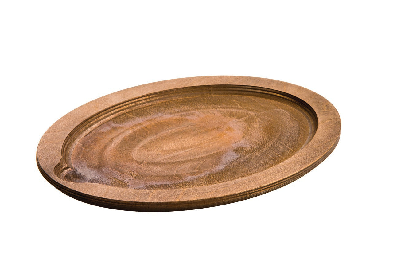 Lodge Underliner Jumbo Oval Walnut Stain 1 Each - 6 Per Case.