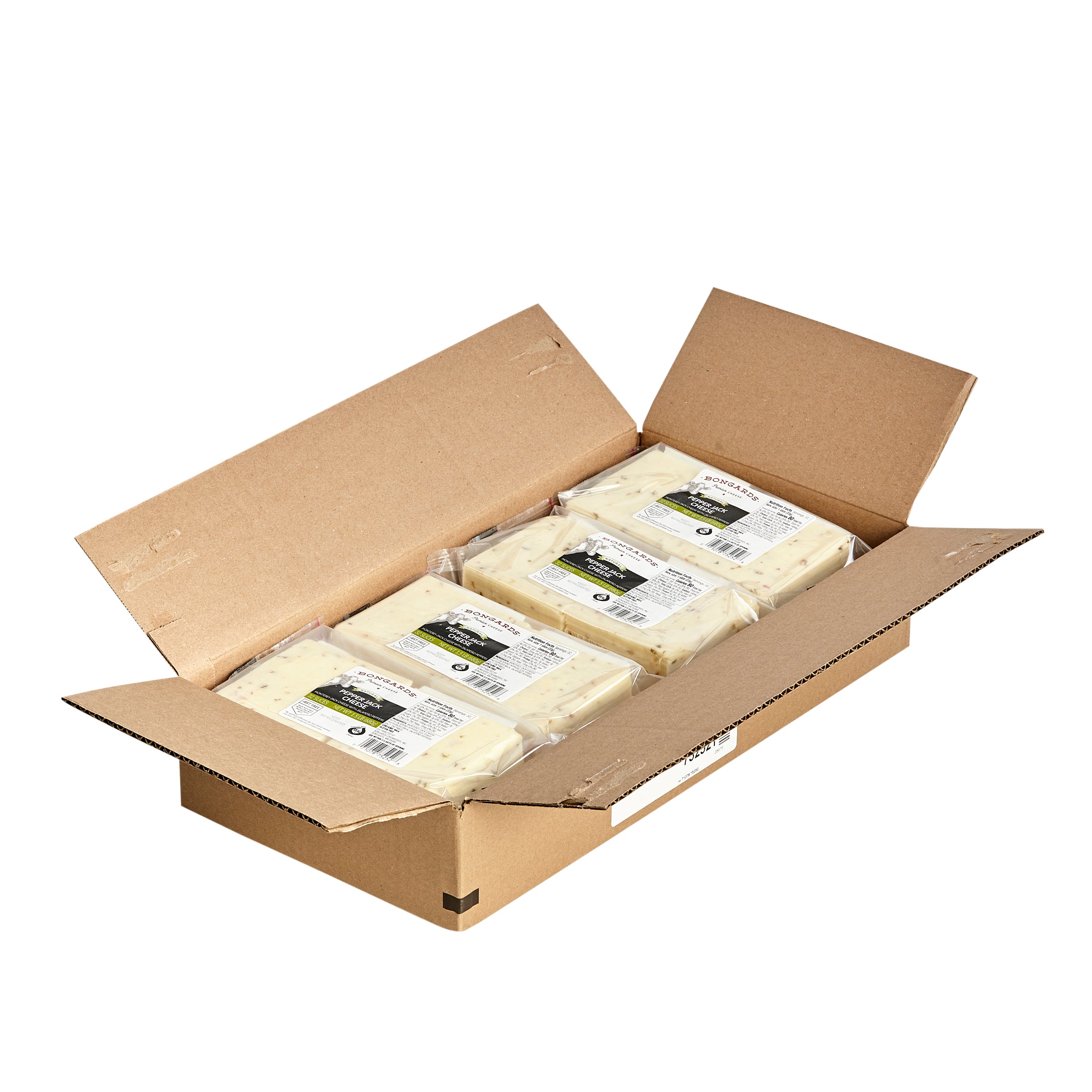 Bongards Cheese Pepper Jack 1.5 Pound Each - 8 Per Case.