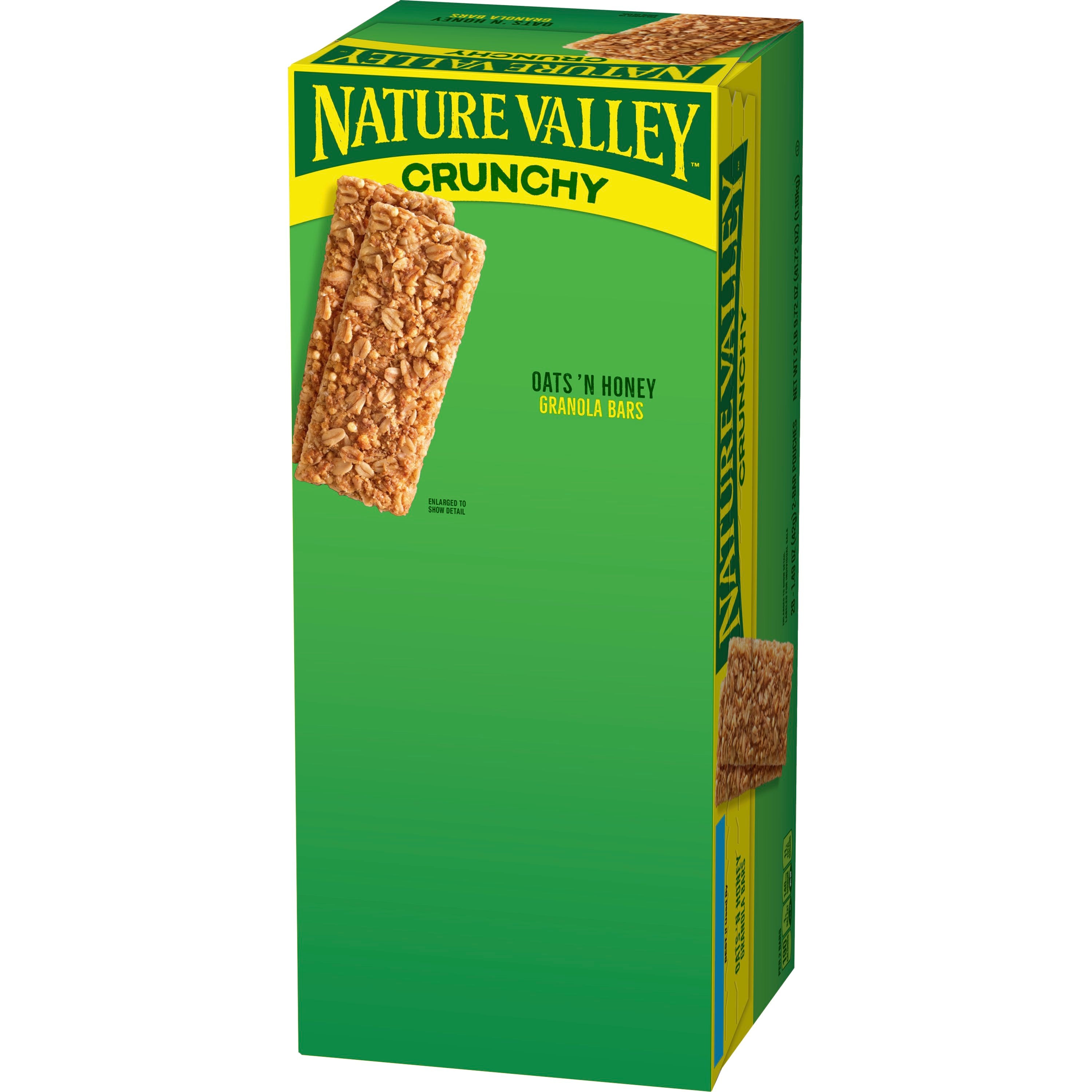 Nature Valley™ Crunchy Granola Bars Oats 'n Honey (Double Bar) 41.72 Ounce Size - 6 Per Case.