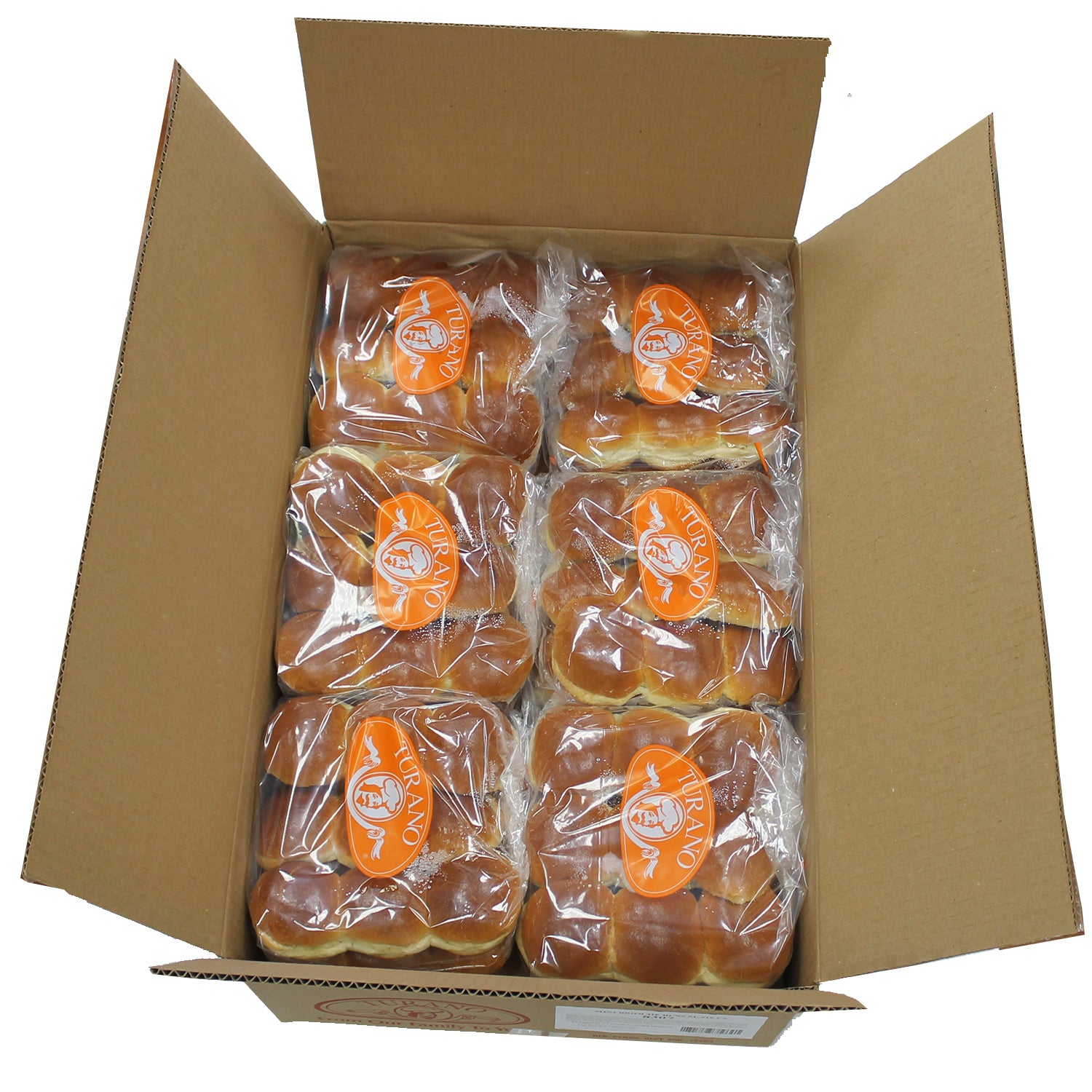 Mini Brioche Buns Slice 1.2 Ounce Size - 12 Per Case.