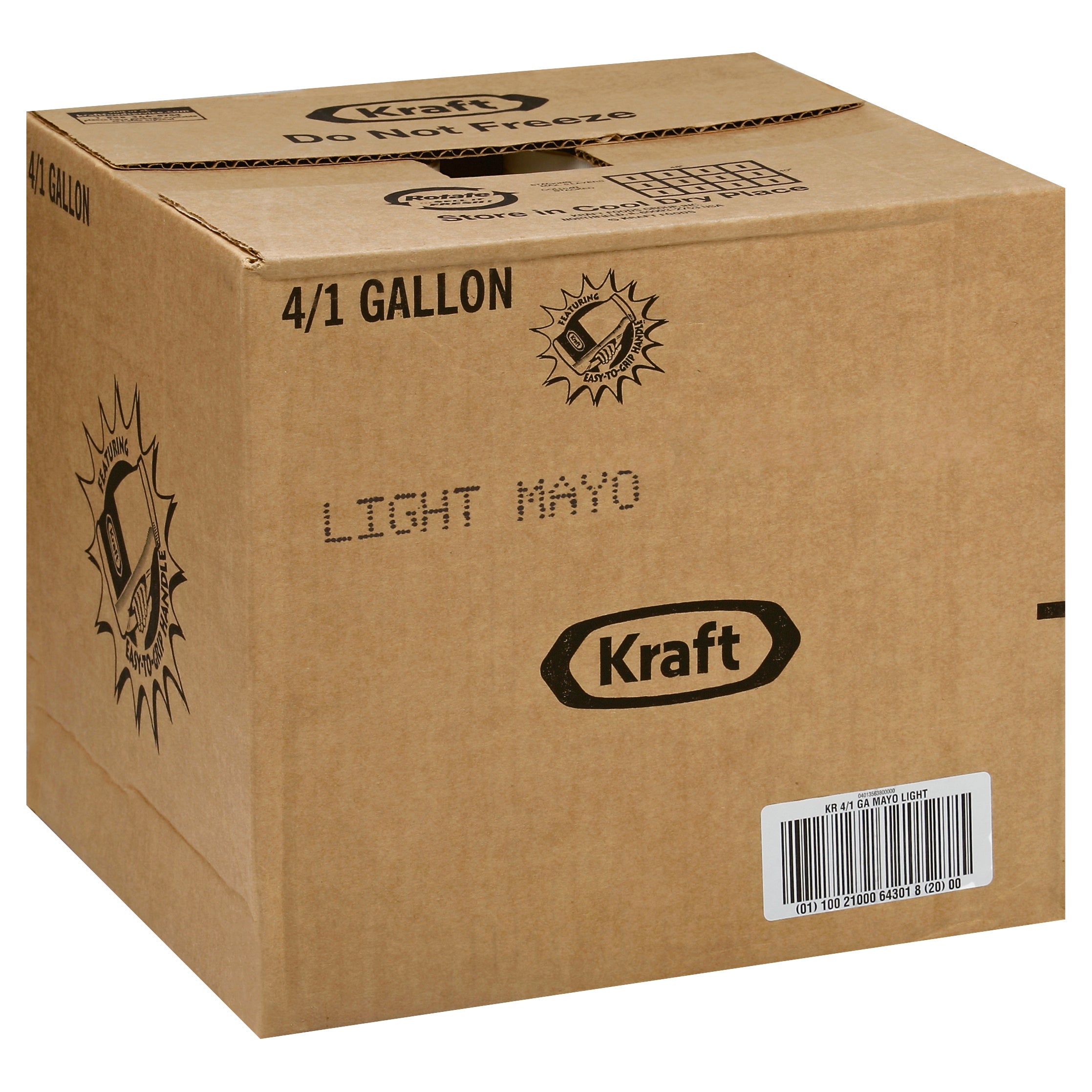 KRAFT Light Mayonnaise 1 gal. Jugs 4 Per Case