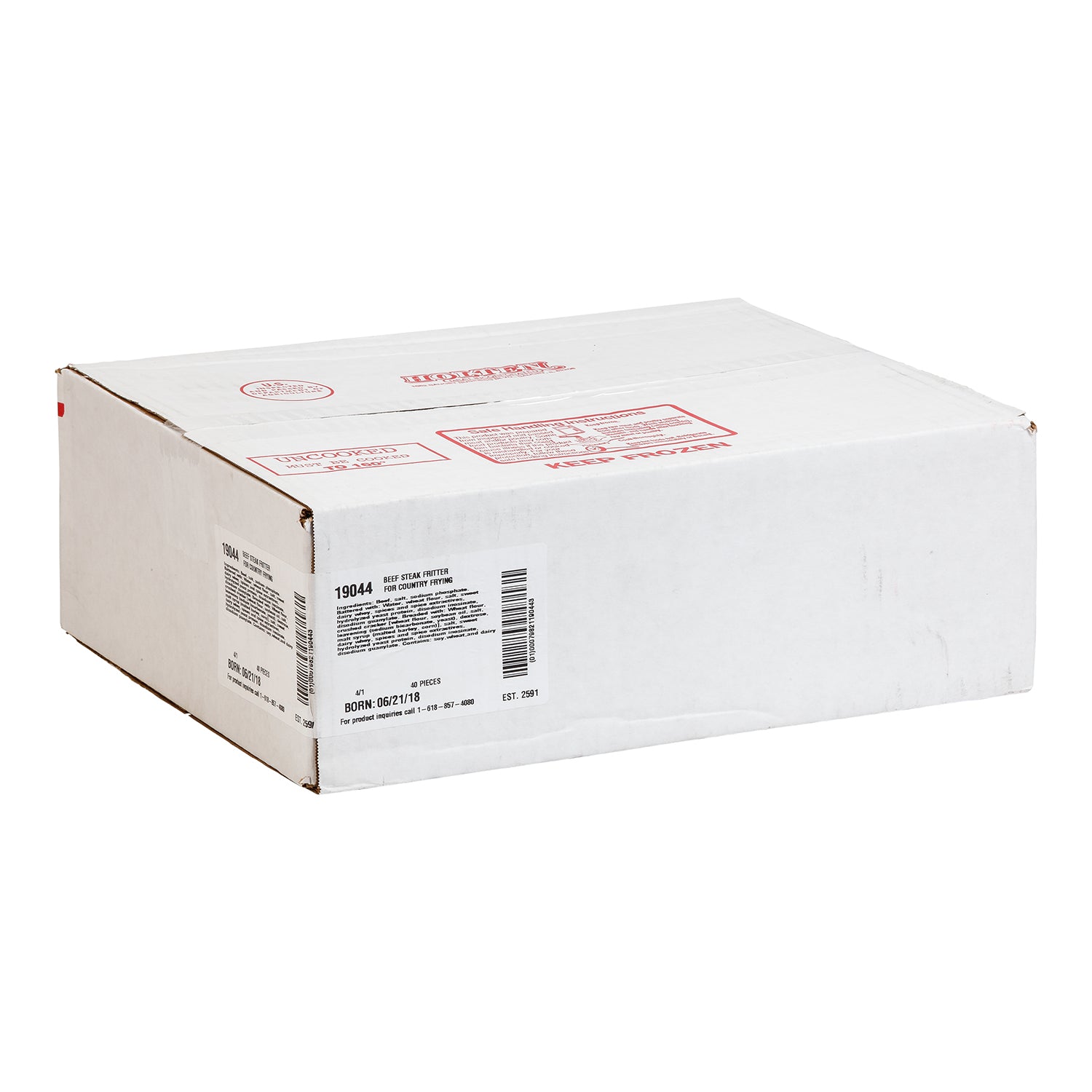 Country Fried Beef Steak 4 Ounce Size - 40 Per Case.