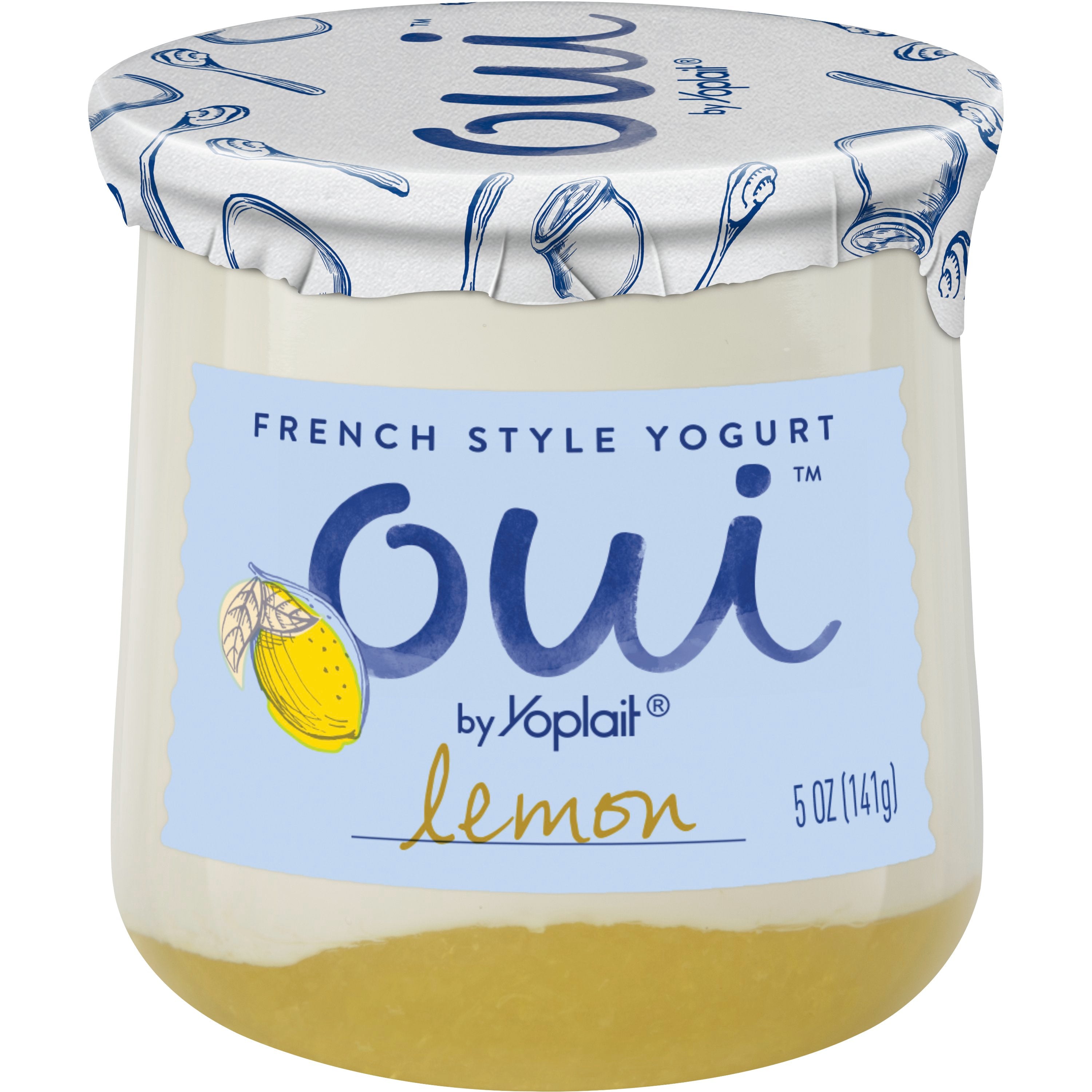 Oui™ By Yoplait® French Style Yogurt Lemon 5 Ounce Size - 8 Per Case.