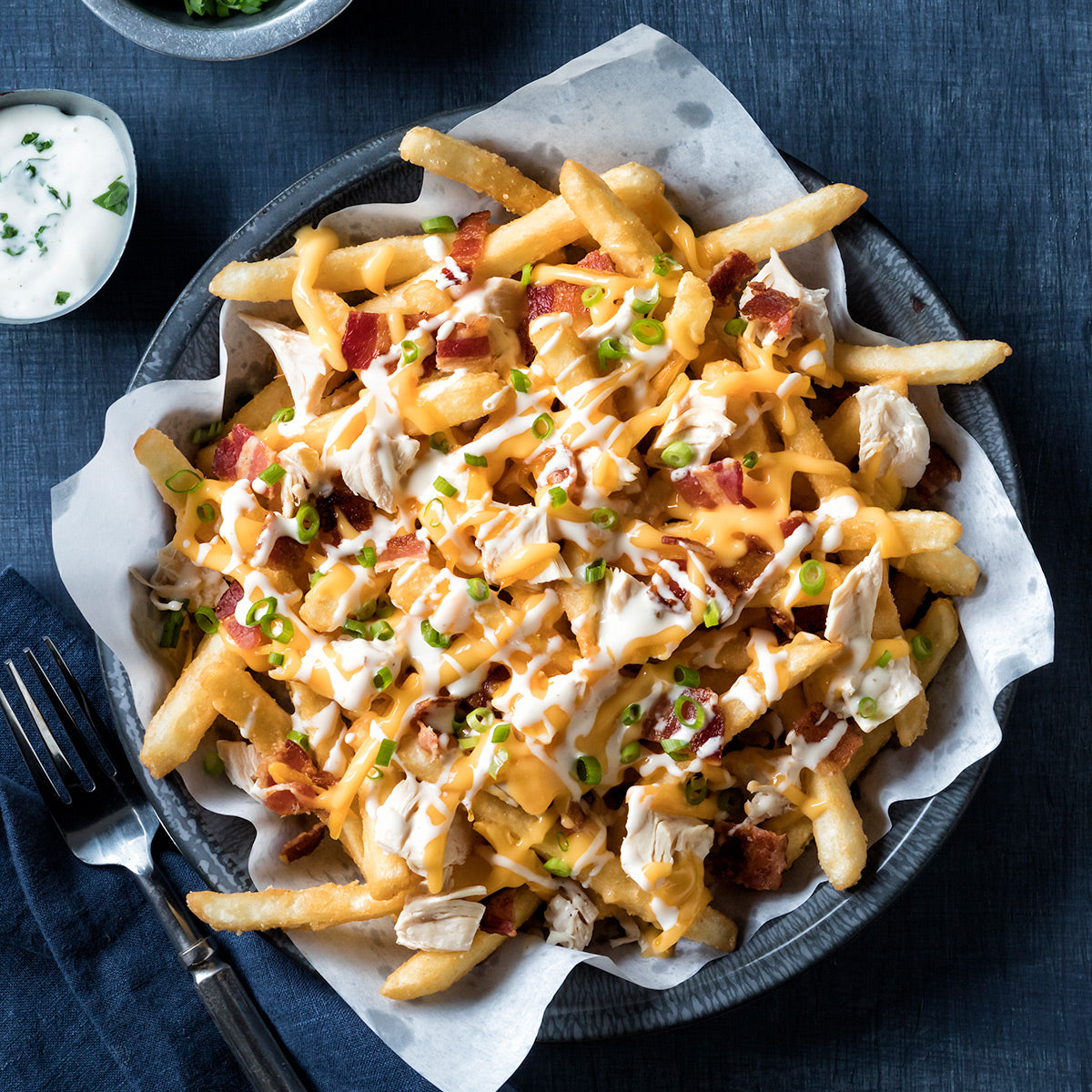 Simplot Thunder Crunch 8" Battered Straightcut Fries 5 Pound Each - 6 Per Case.