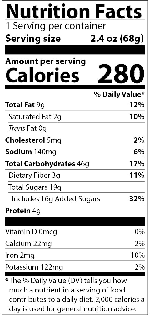 Appleways Whole Grain Soft Oatmeal Chocolate Chip Bars Individually Wrapped 1 Count Packs - 160 Per Case.