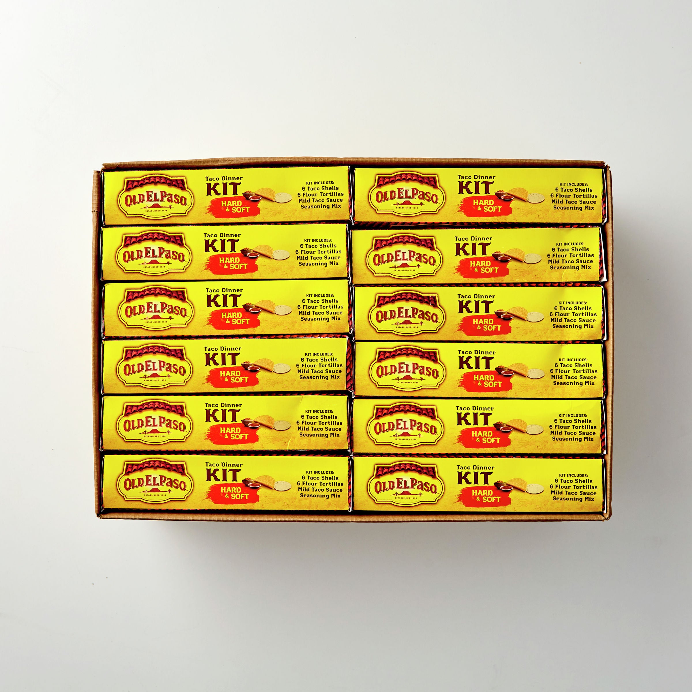 Old El Paso™ Taco Dinner Kit 11.4 Ounce Size - 12 Per Case.