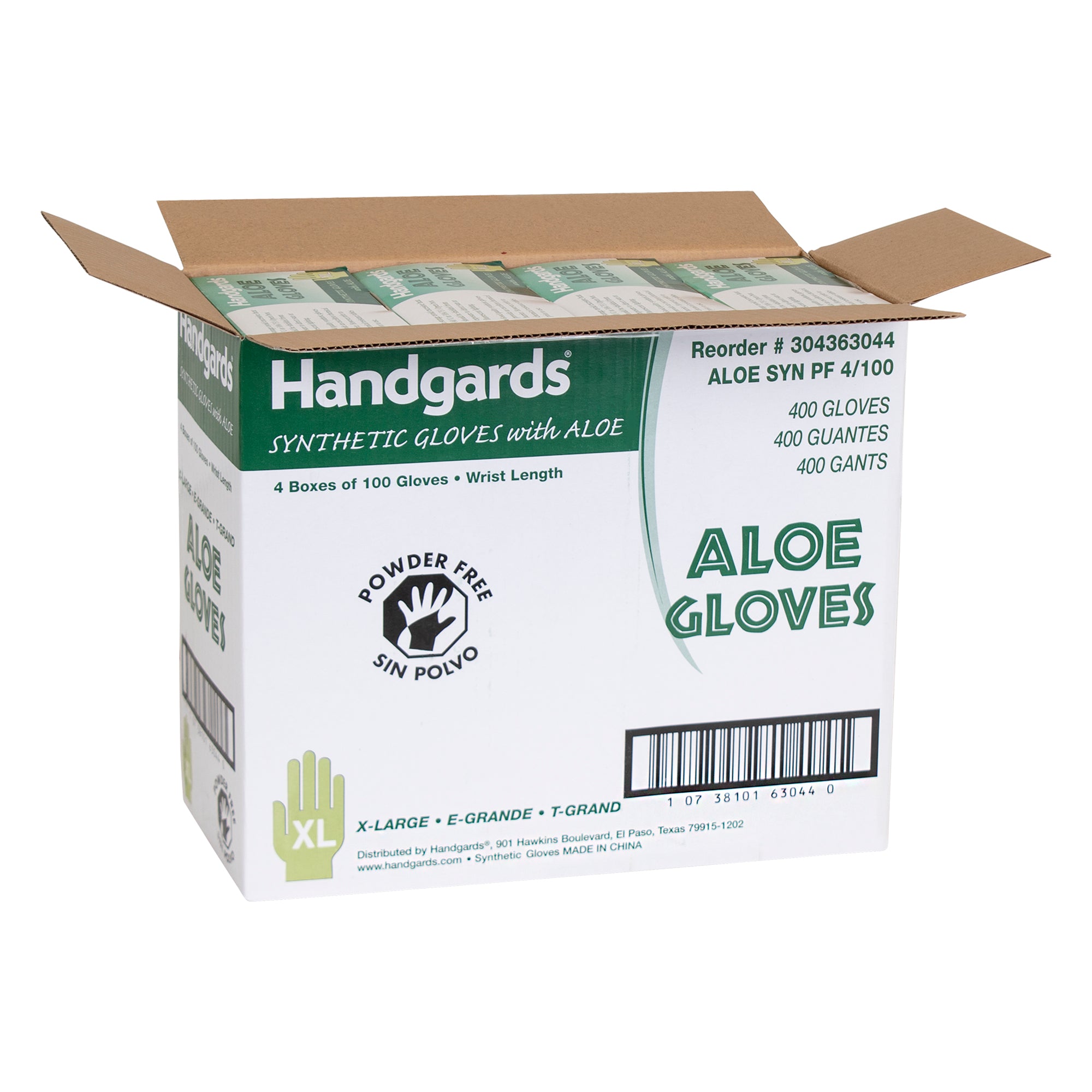 Glove Synthetic Aloe Extra Large 100 Each - 4 Per Case.