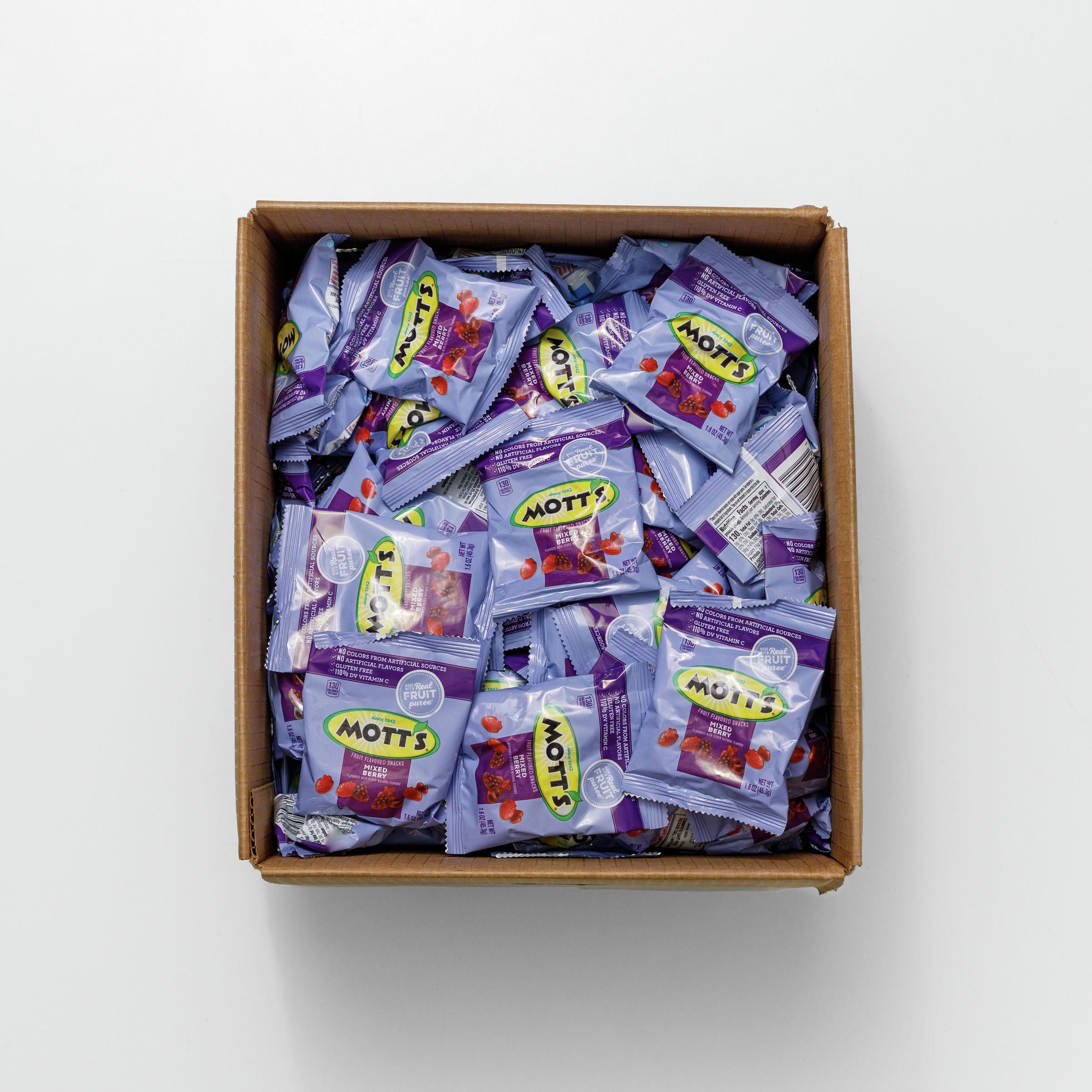 Mott's® Medleys Fruit Snacks Assorted Fruit 1.6 Ounce Size - 144 Per Case.