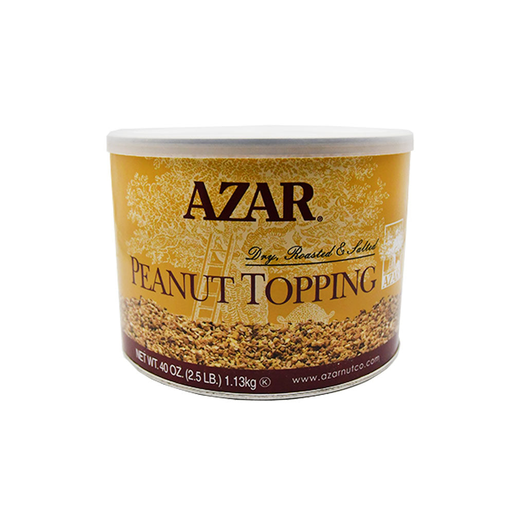 Az Peanut Topping Can 2.5 Pound Each - 6 Per Case.