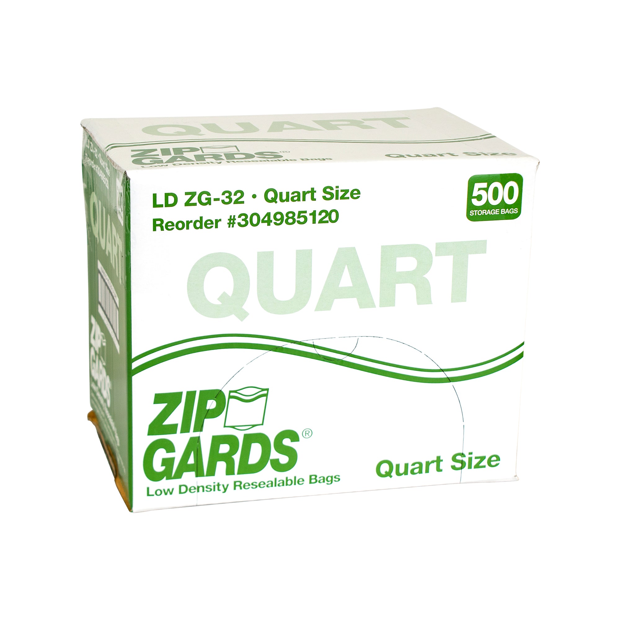Bag Low Density Recloseable Quart Storagebag 500 Each - 1 Per Case.