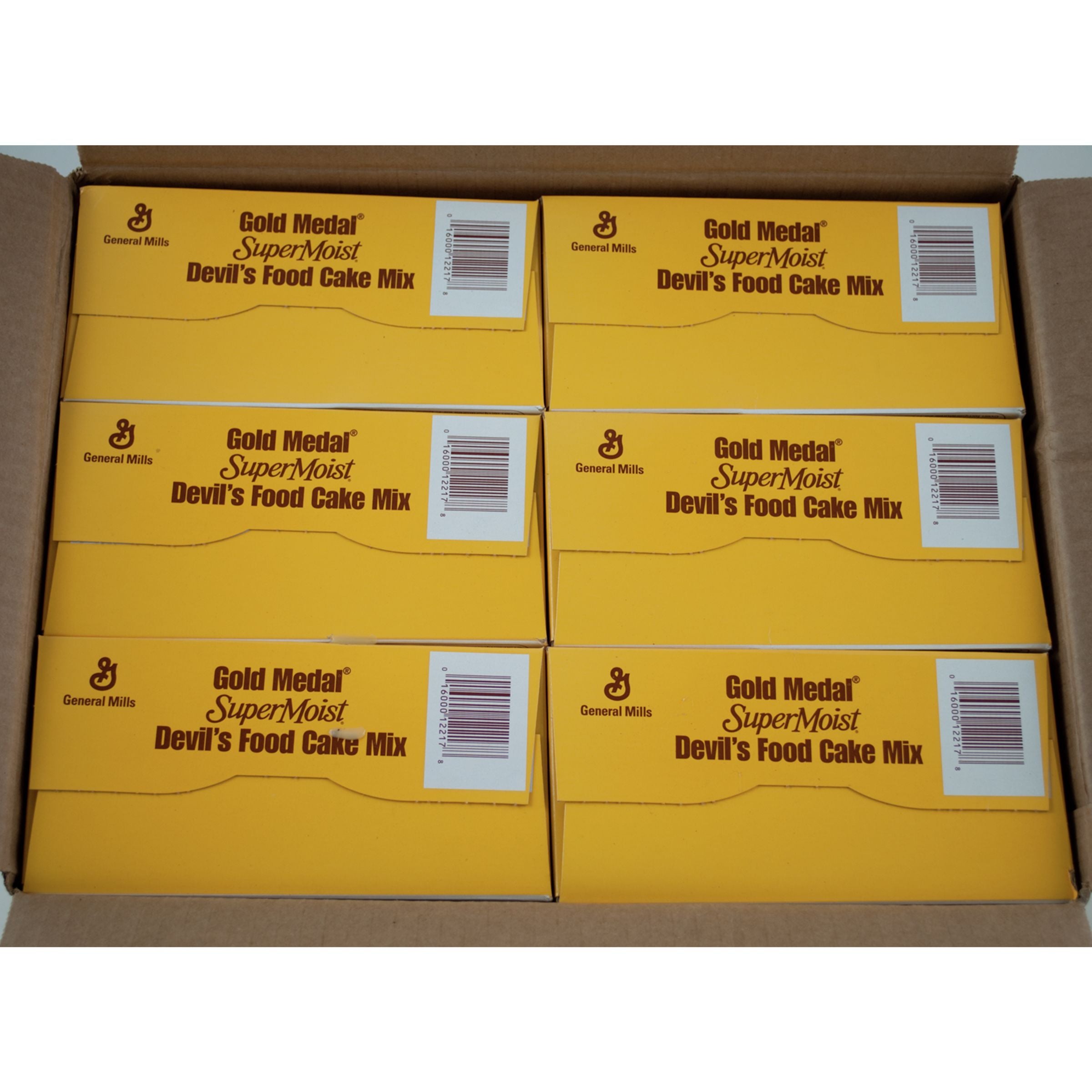 Gold Medal™ Cake Mix Super Moist™ Devil's Food 4.5 Pound Each - 6 Per Case.