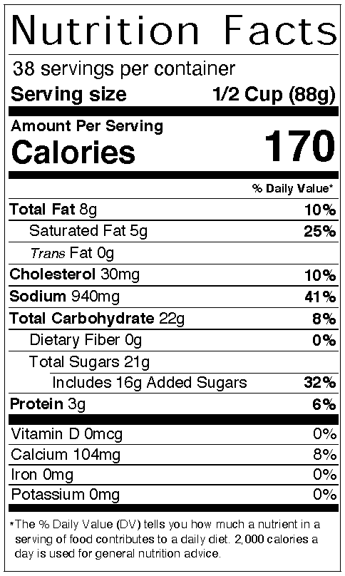 Villa Dolce Maple Roasted Butter Pecan 5 Liter - 1 Per Case.