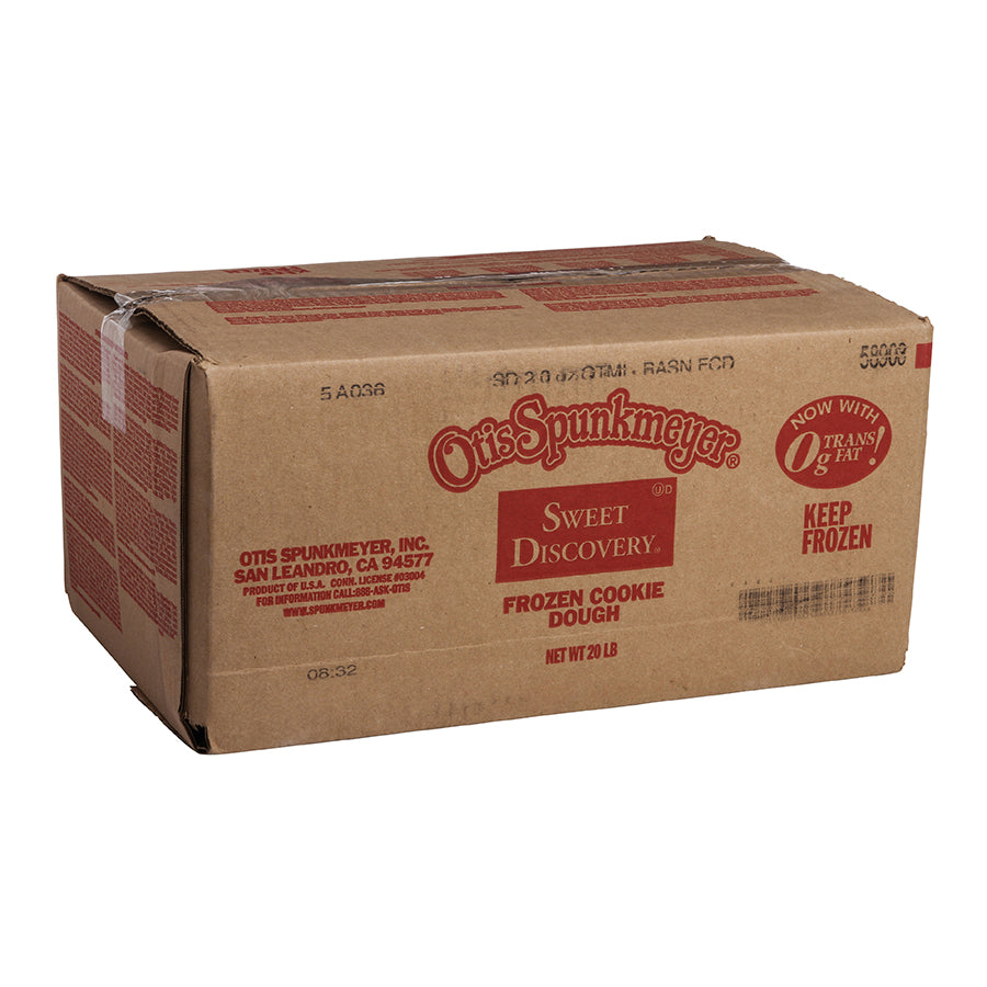 Frozen Cookie Dough Oatmeal Raisin Bulk Bag 2 Ounce Size - 160 Per Case.
