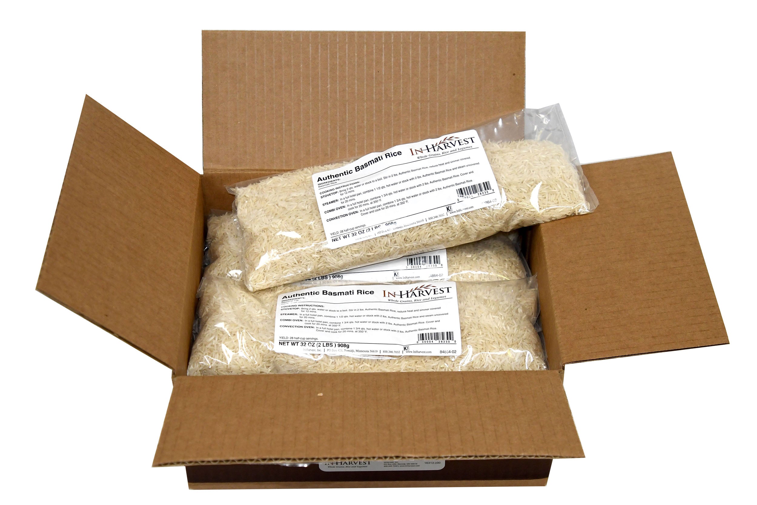 Basmati Cholesterol Free Rice 2 Pound Each - 6 Per Case.