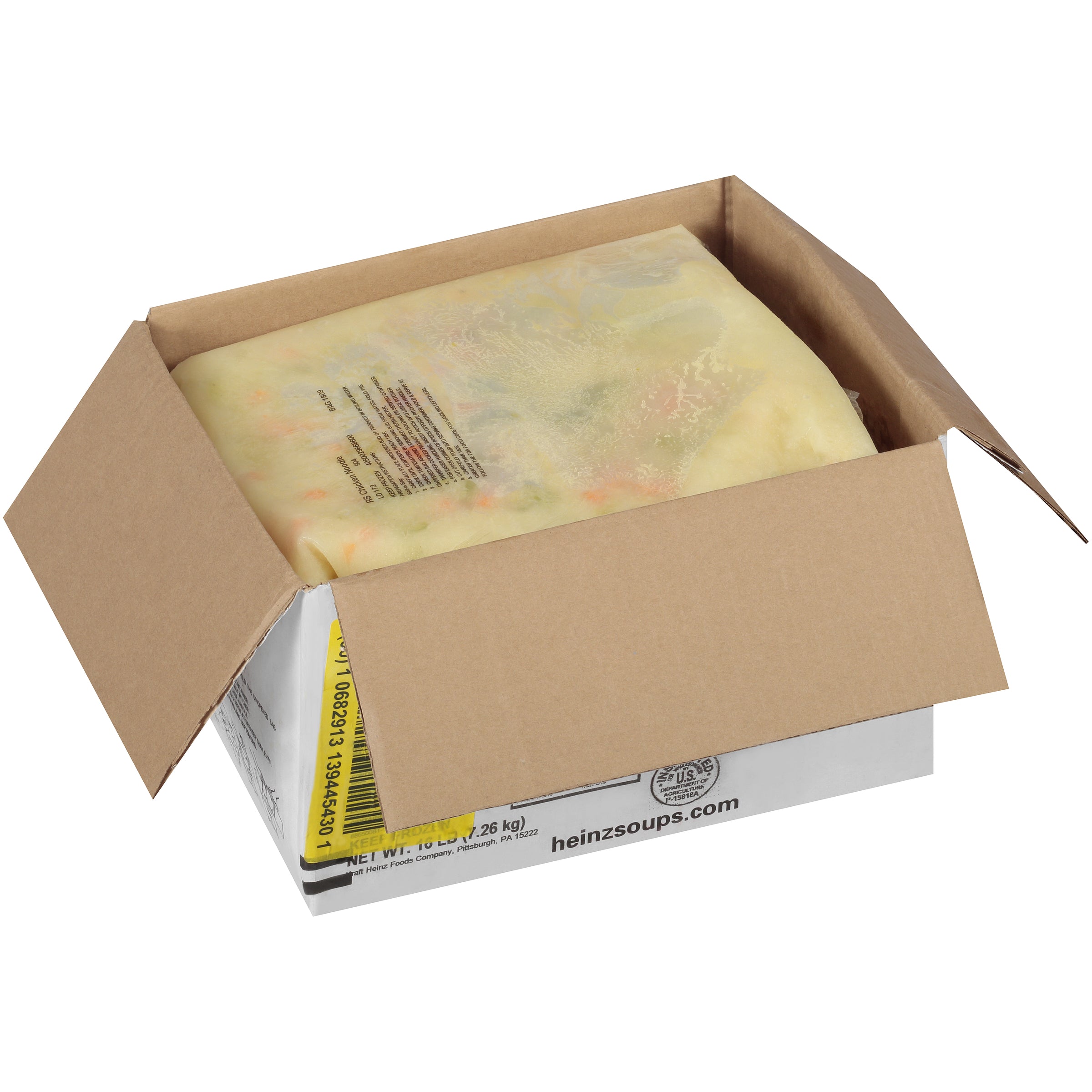 HEINZ Reduced Sodium Chicken Noodle Soup 4 lb. Bag 4 Per Case