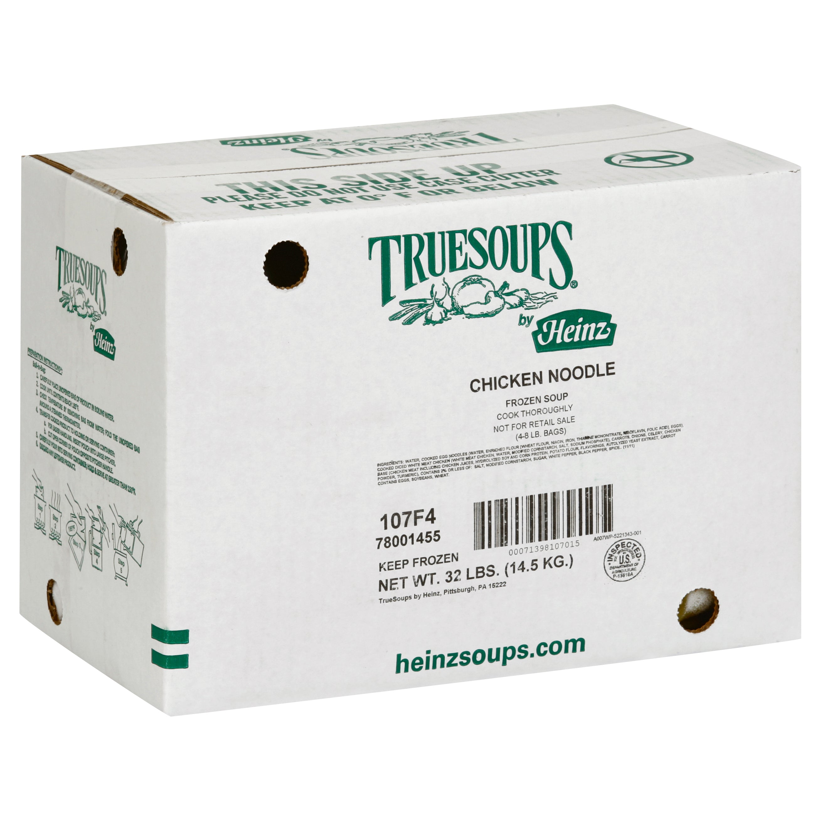HEINZ TRUESOUPS Chicken Noodle Soup 8 lb. Bag 4 Per Case