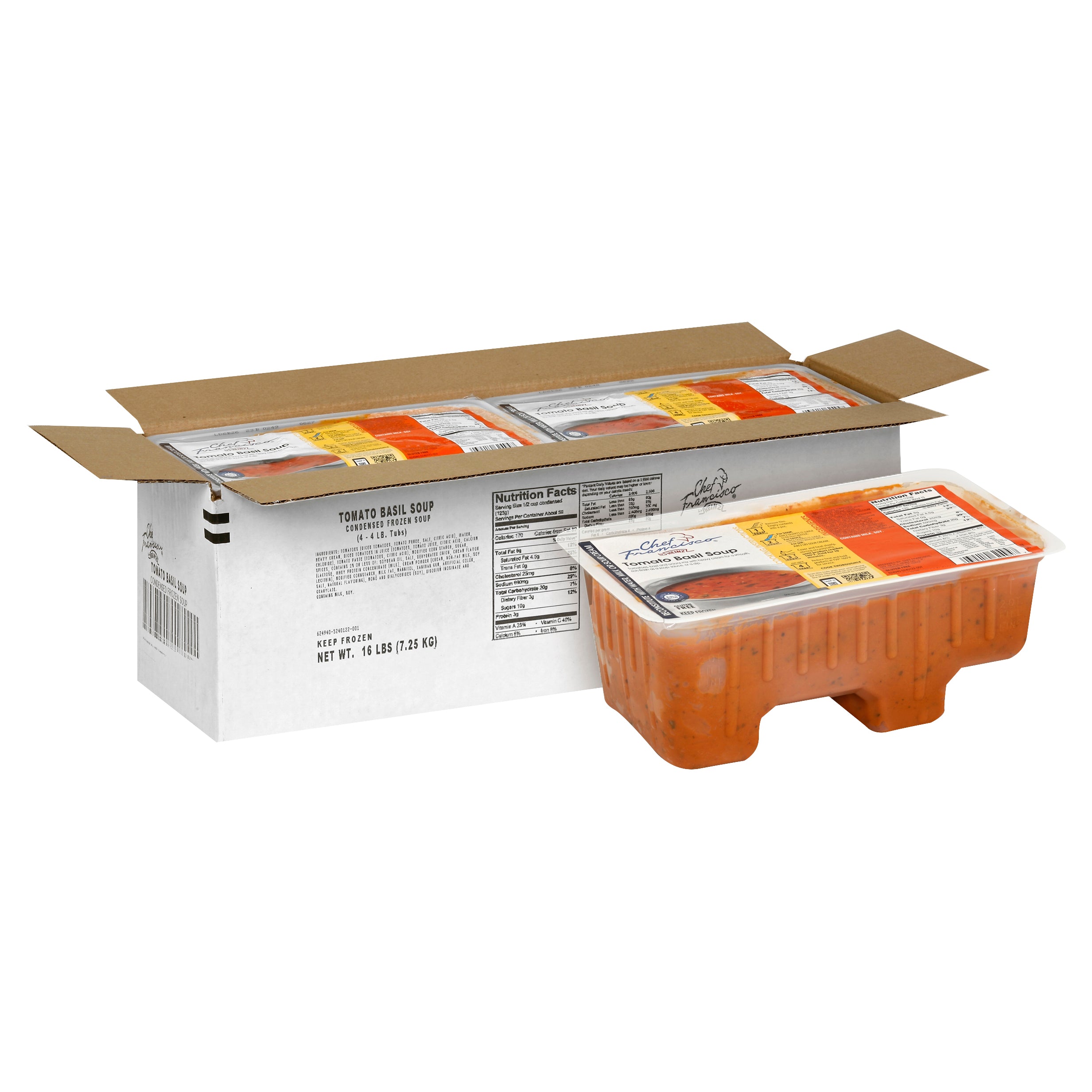 HEINZ CHEF FRANCISCO Tomato Basil Soup 4 lb. Tub 4 Per Case