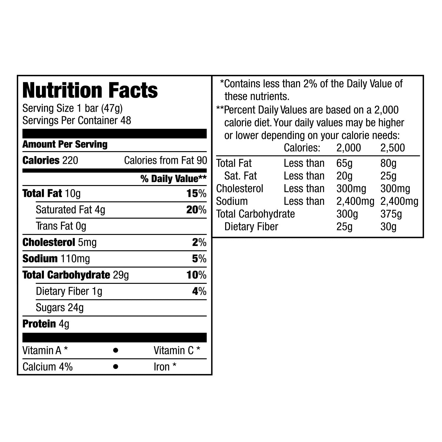 Snickers King Size Dual Logo 3.29 Ounce Size - 144 Per Case.